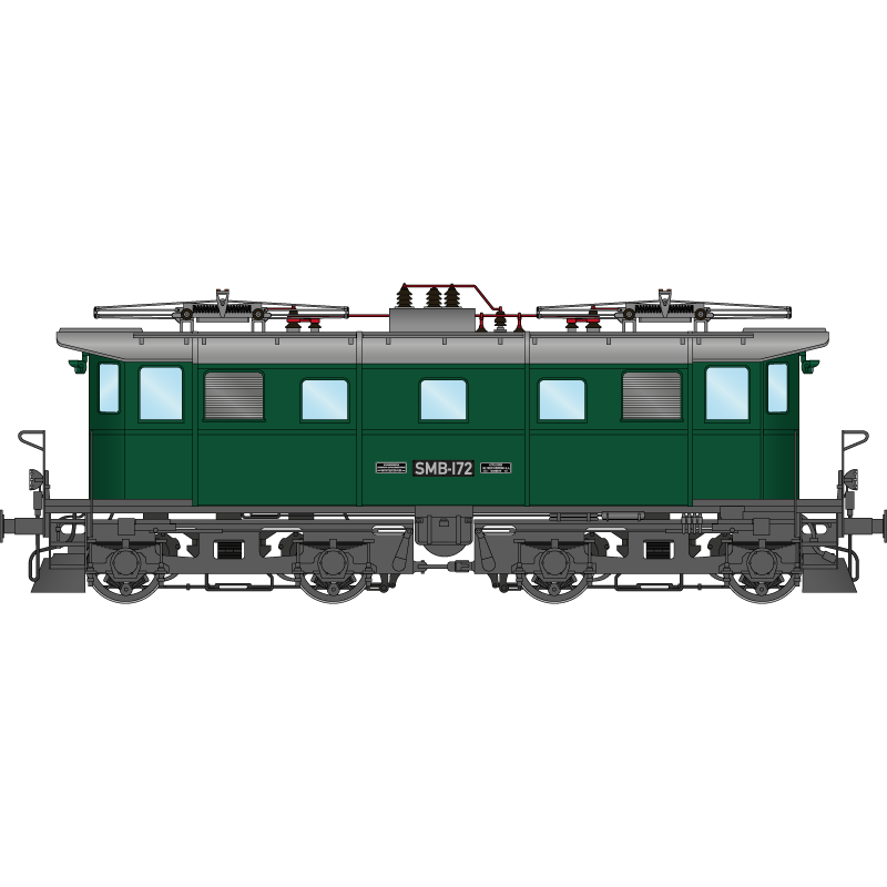 Spur 1 Austria Be 4/4 SMB-172 (31407)