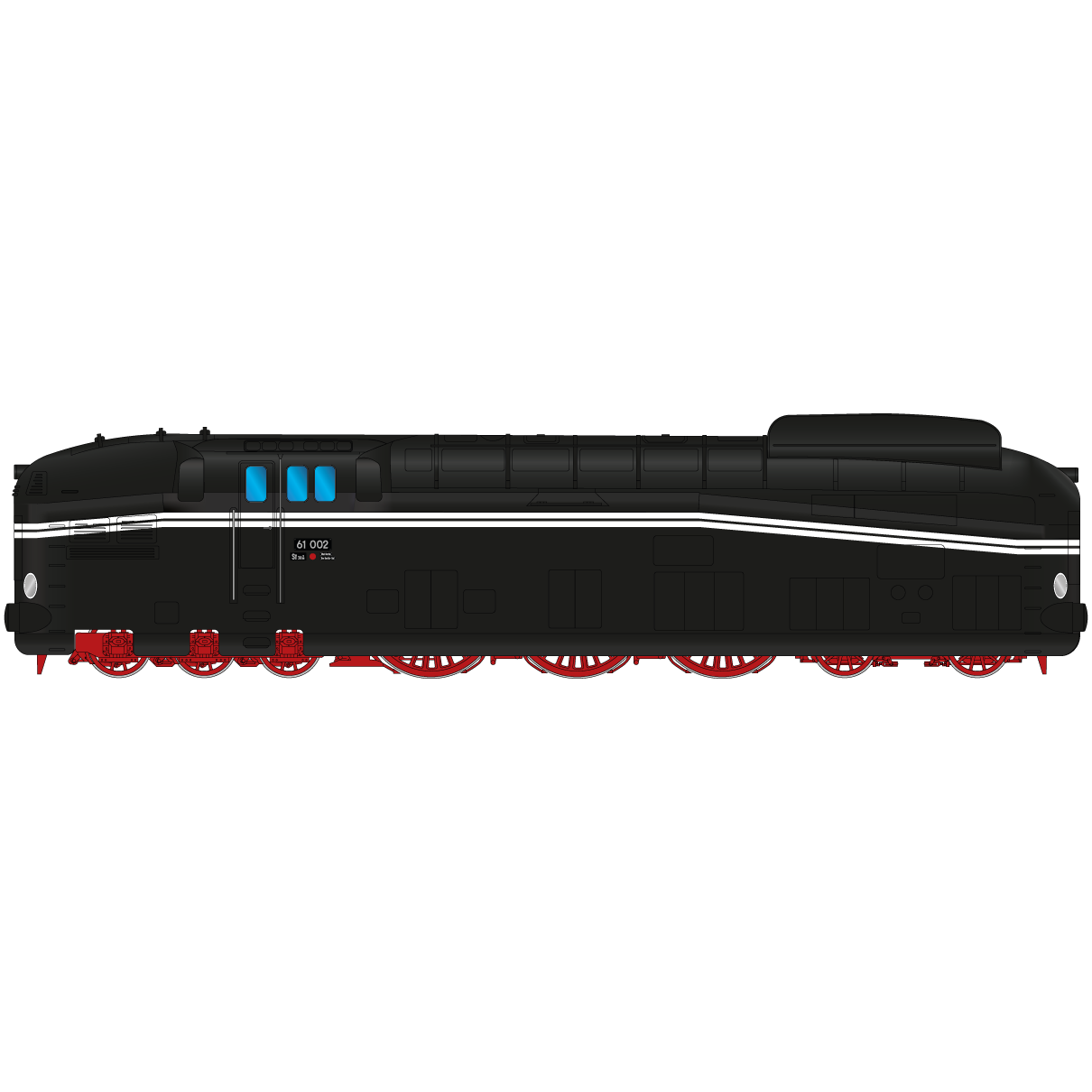 Spur 1 Austria Baureihe 61 002, Ep. IIc (10308)