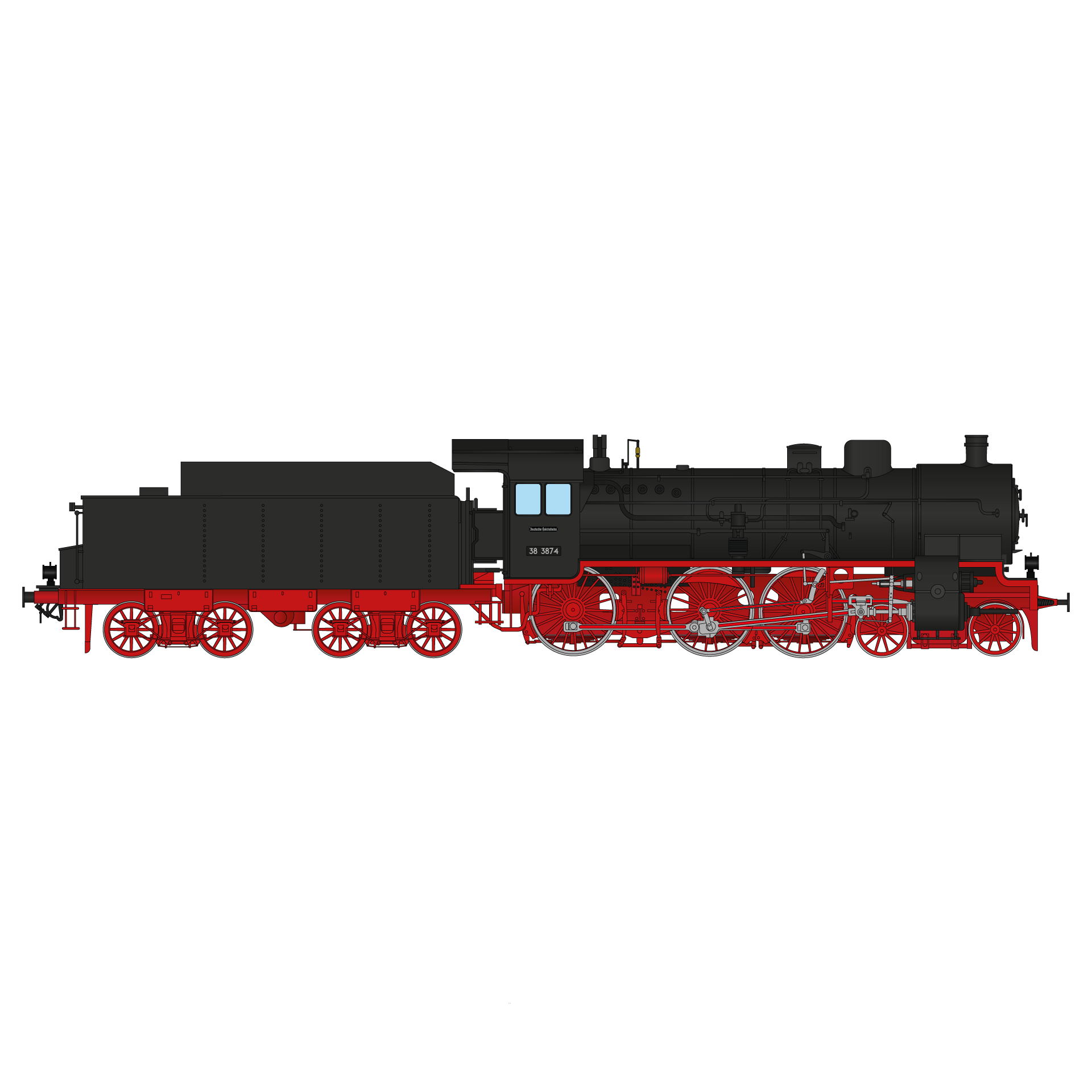 Spur 1 Austria DRG 38 3874 (11904)