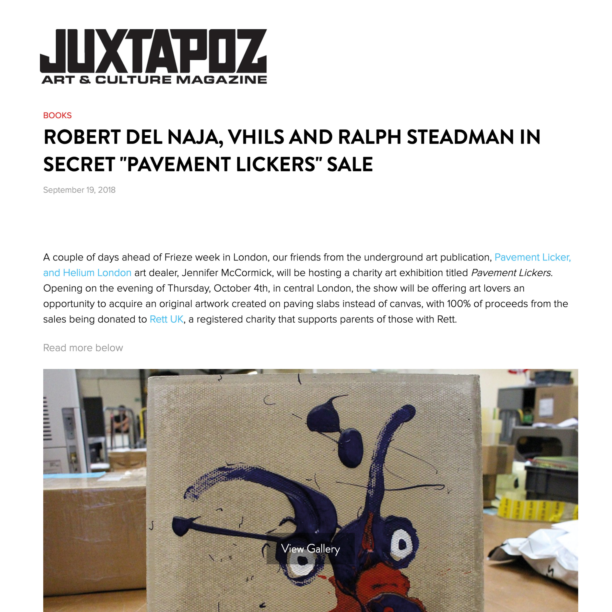 Pavement Licker featured by Juxtapoz