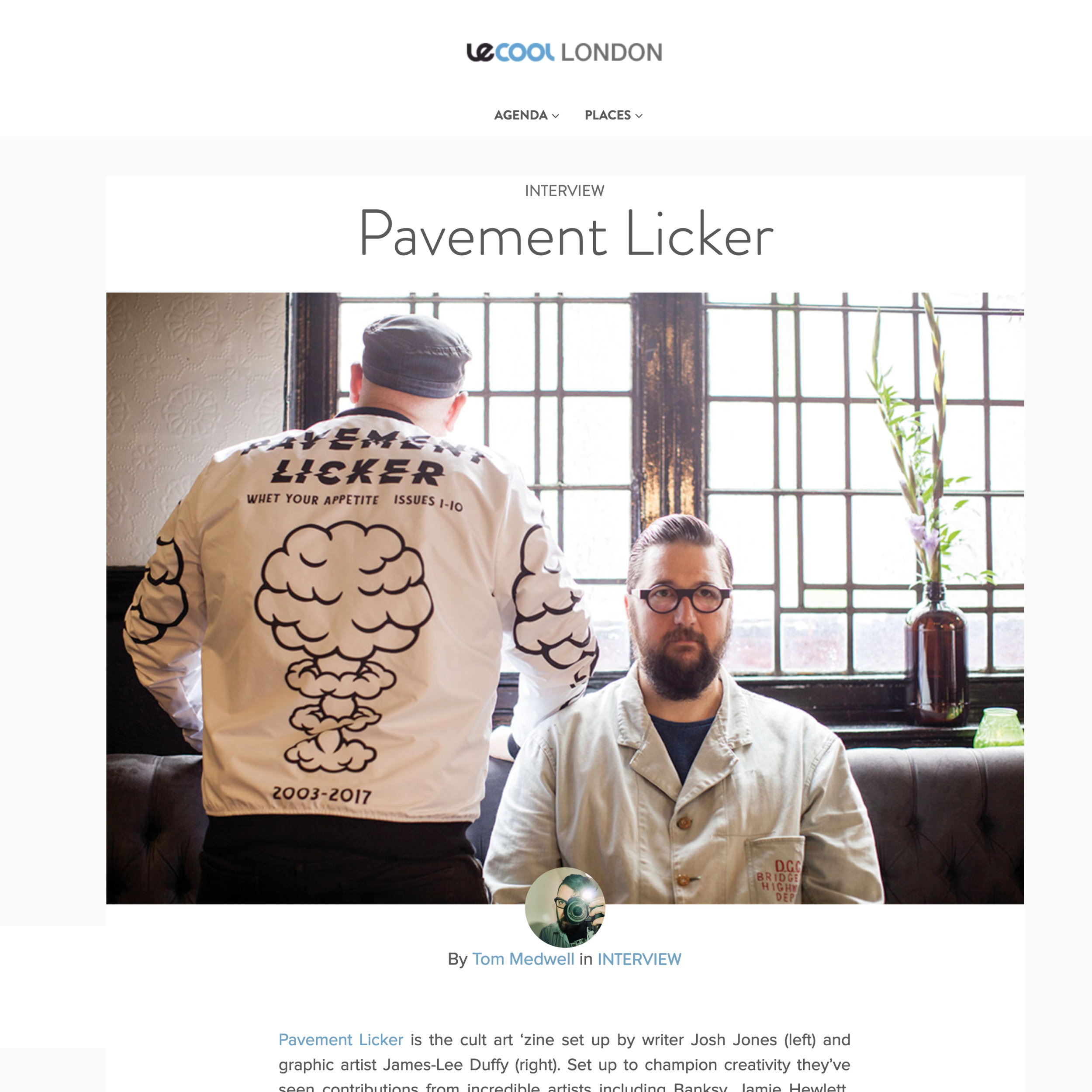 James-Lee Duffy and Josh Jones Interviewed about Pavement Licker by Le Cool London