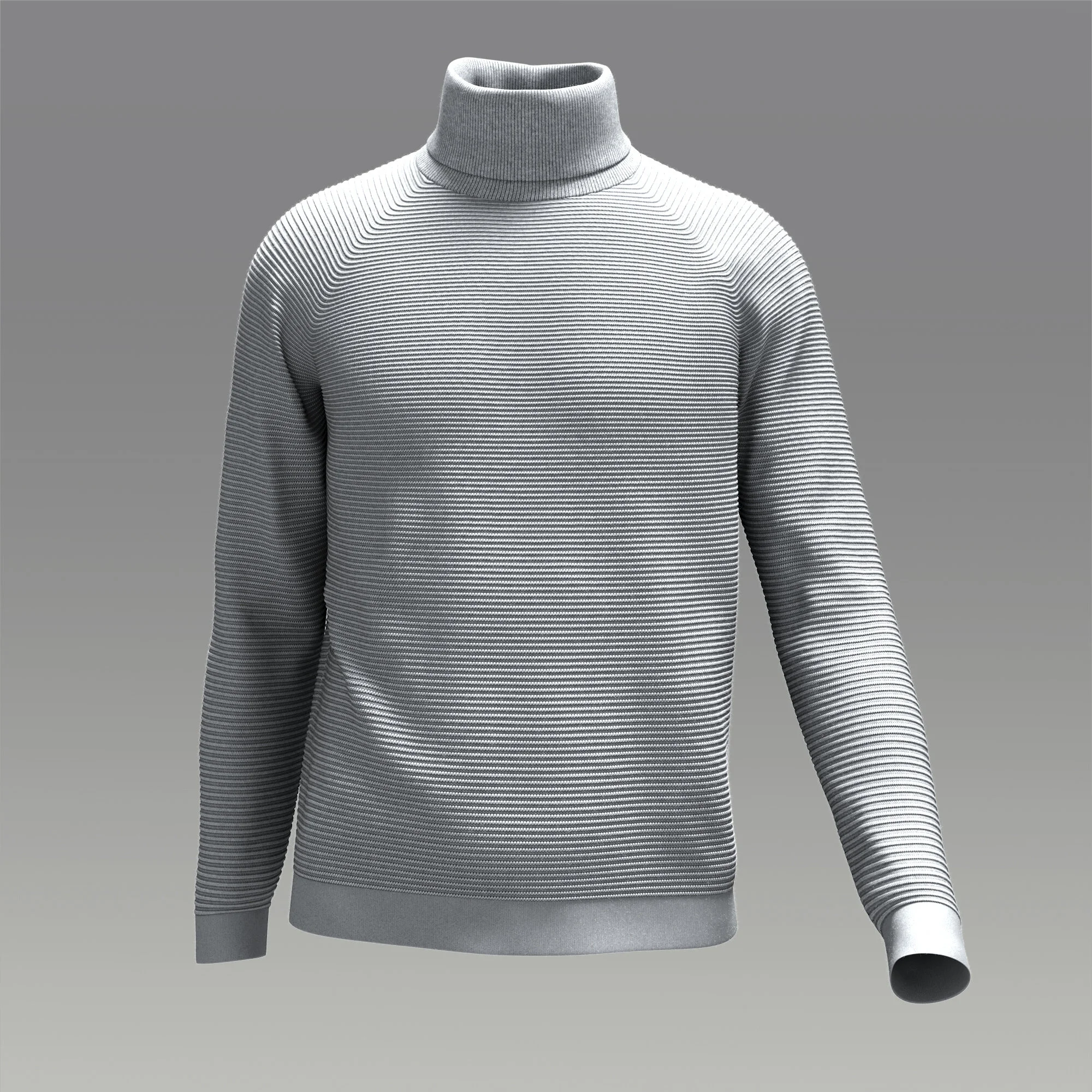 roll neck grey jumper