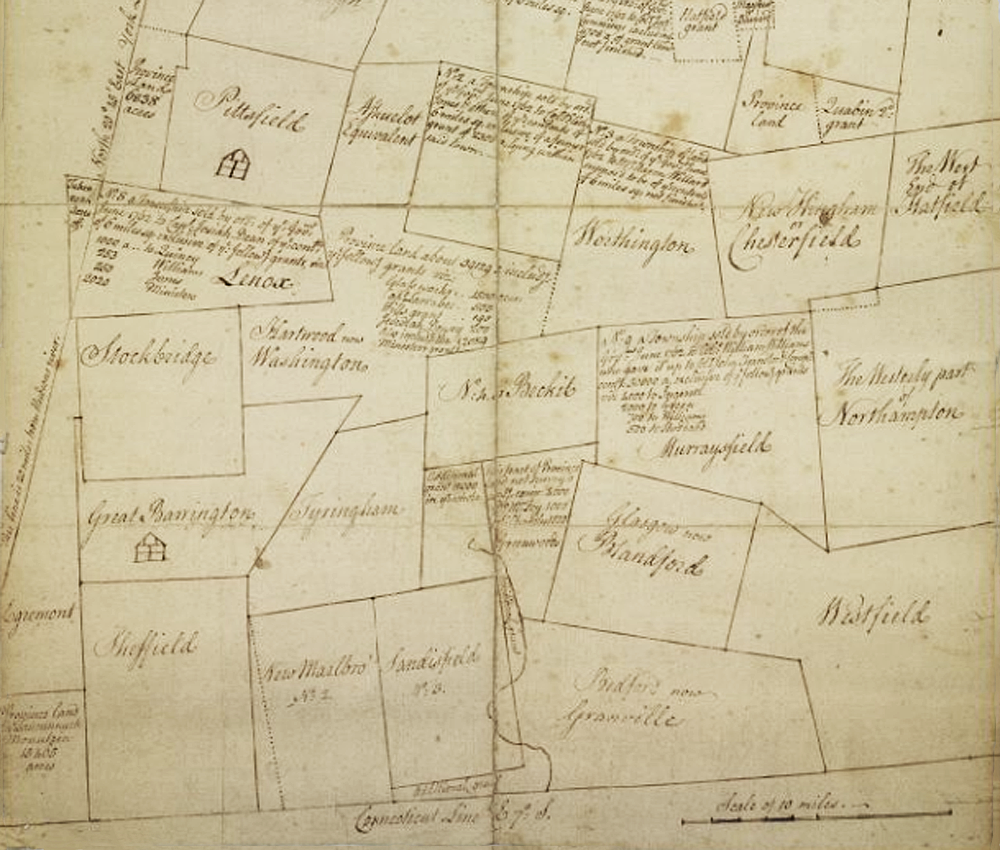 MANUSCRIPT PLAN OF BERKSHIRE COUNTY 1777