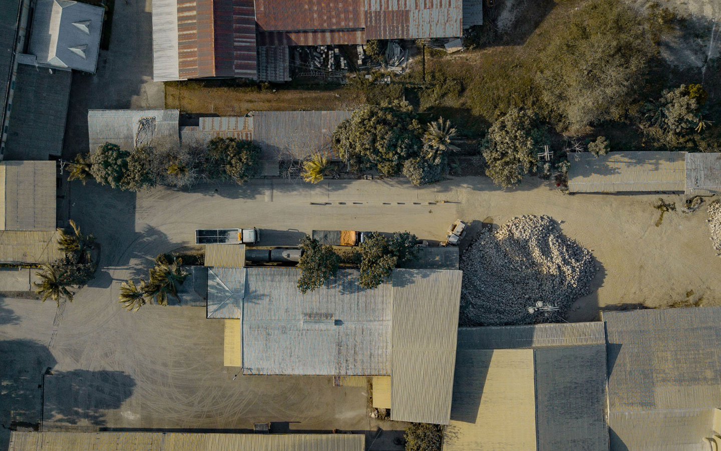 Aerial view of 3M Limestone plant