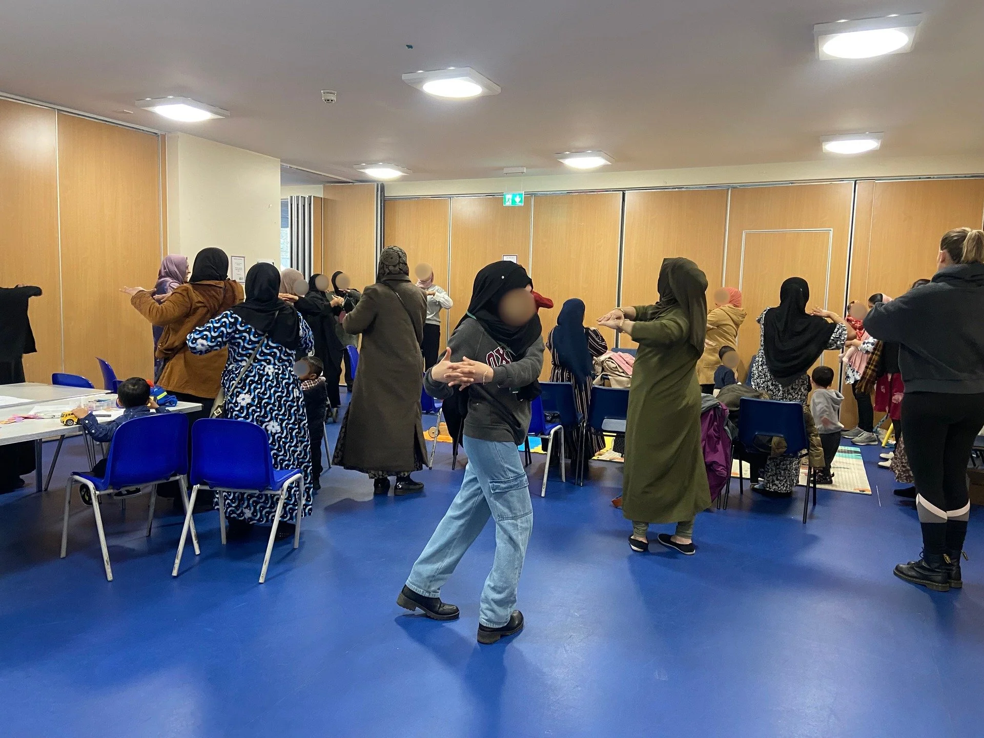 WELLBEING GROUP FOR WOMEN 

Join our free weekly drop-in sessions for women and their children to relax, socialise, and spend time together in a friendly space. No need to book, just come along! 

Stay &amp; Play for Children 
Children can enjoy musi