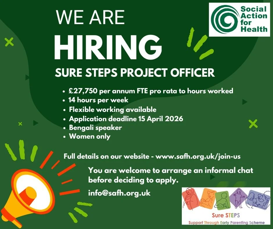 ✨ Could this be you? Applications close this week! ✨ 

We're looking for a passionate, organised woman to join our Sure STEPS team as a part-time Bilingual (Bengali) Project Officer &mdash; supporting women right here in our community. ❤️ 

✅ A passi