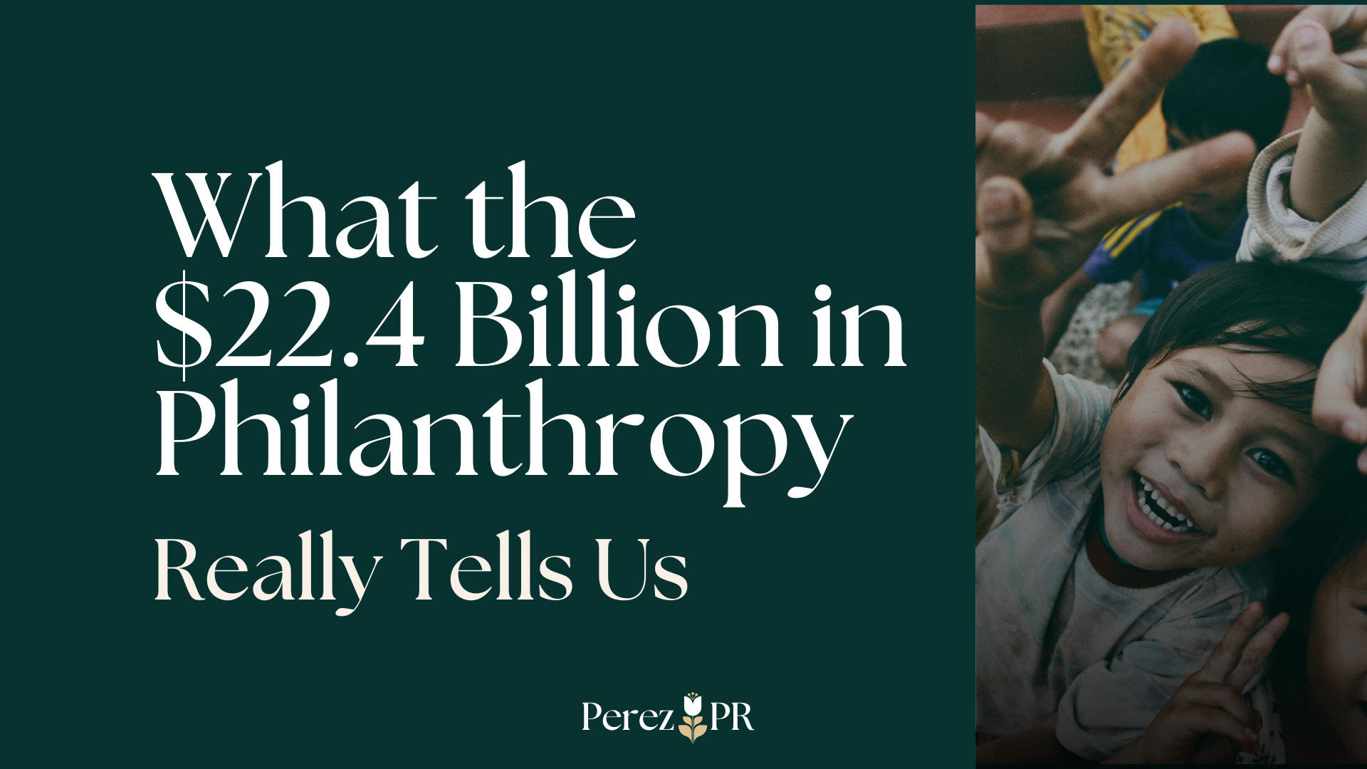 What the $22.4 Billion in Philanthropy Really Tells Us