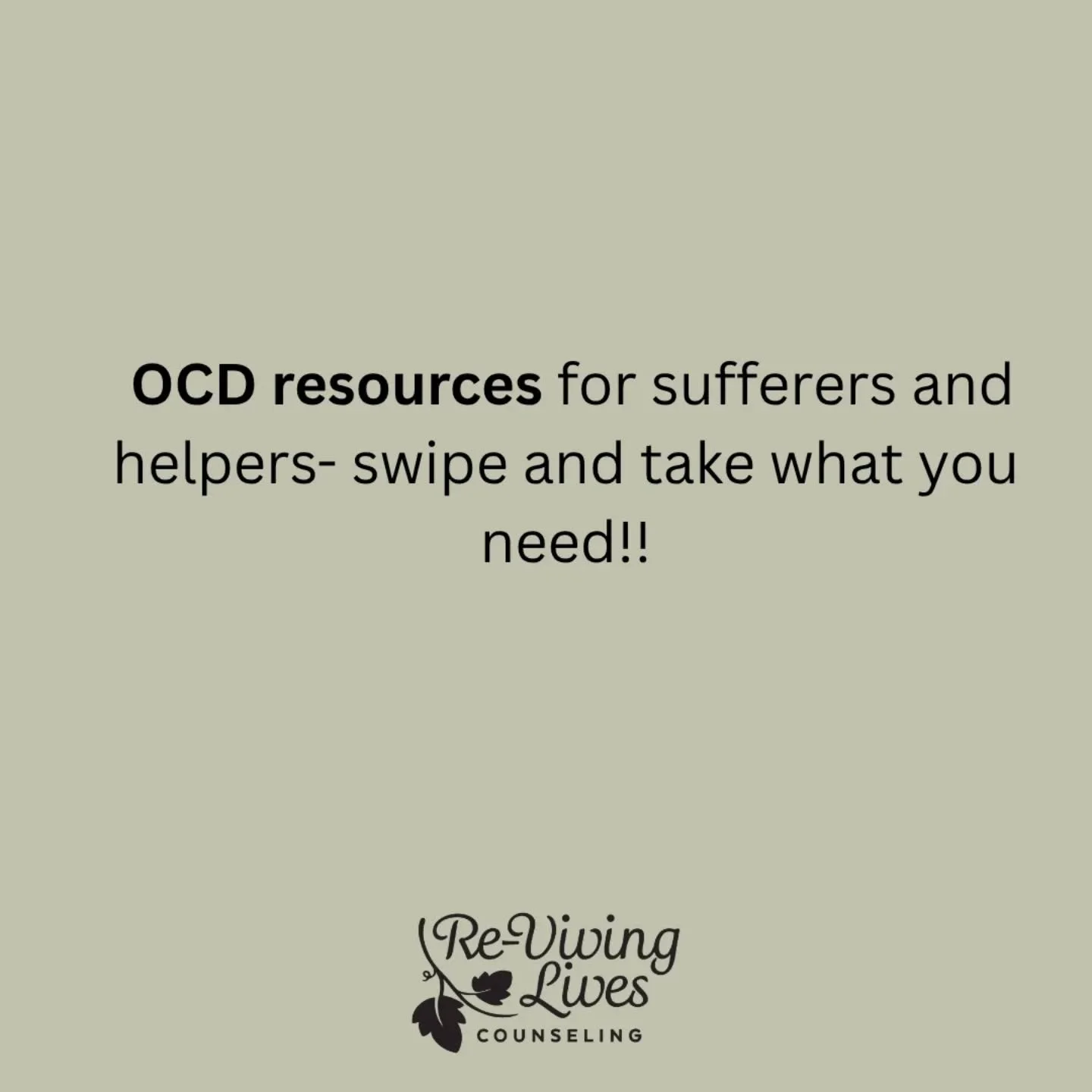 Post OCD week and as we wrap up the month, check out these gems for yourself or someone you care about!! I have been personally and professionally helped by many of these resources. #revivinglives #ocdawareness #ocdrecovery #FaithandOCD #ocdtherapist
