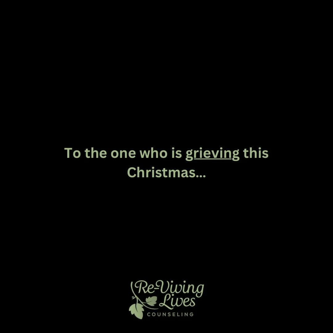 Swipe for some tips and encouragement on navigating grief this holiday season! 🩵

One day at a time, one step at a time, Jesus is near. You can do this!