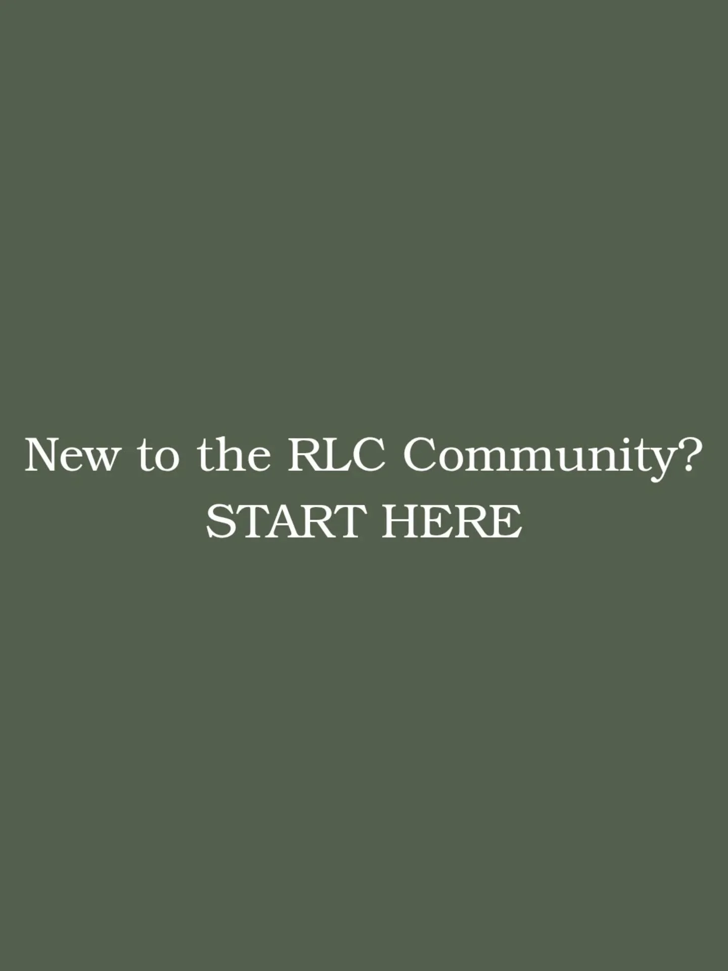 Swipe to learn about how RLC can serve YOU as a sufferer or helper. Comment LINK for a private message that will be followed by a specific link about what YOU want to learn more about! 💚