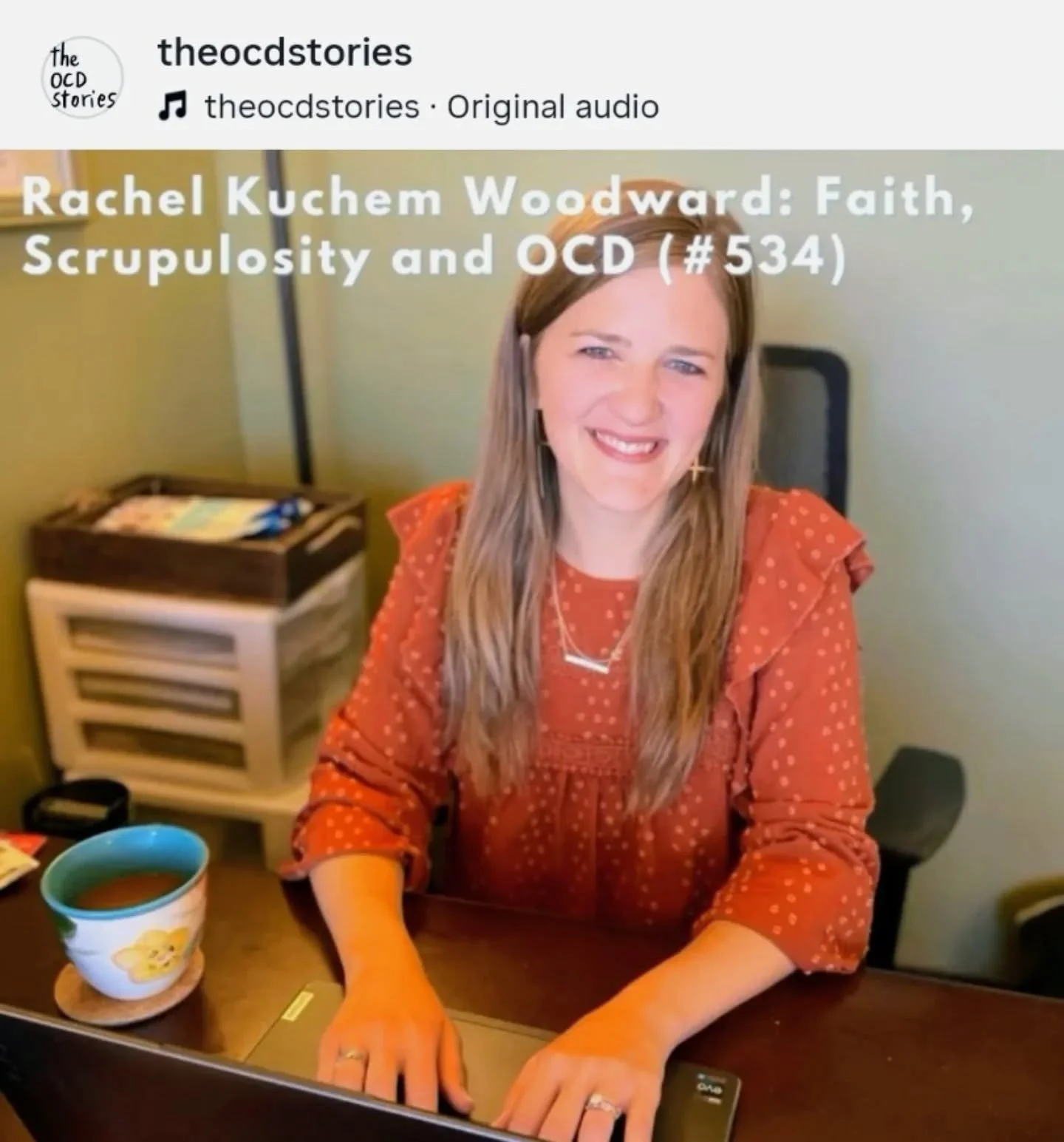 Check out a recent podcast interview ☝️I did with @theocdstories about my own therapy journey, how OCD can latch onto faith, telling the difference between a genuine faith based question and an OCD question,how pastors and churches can help, moving t