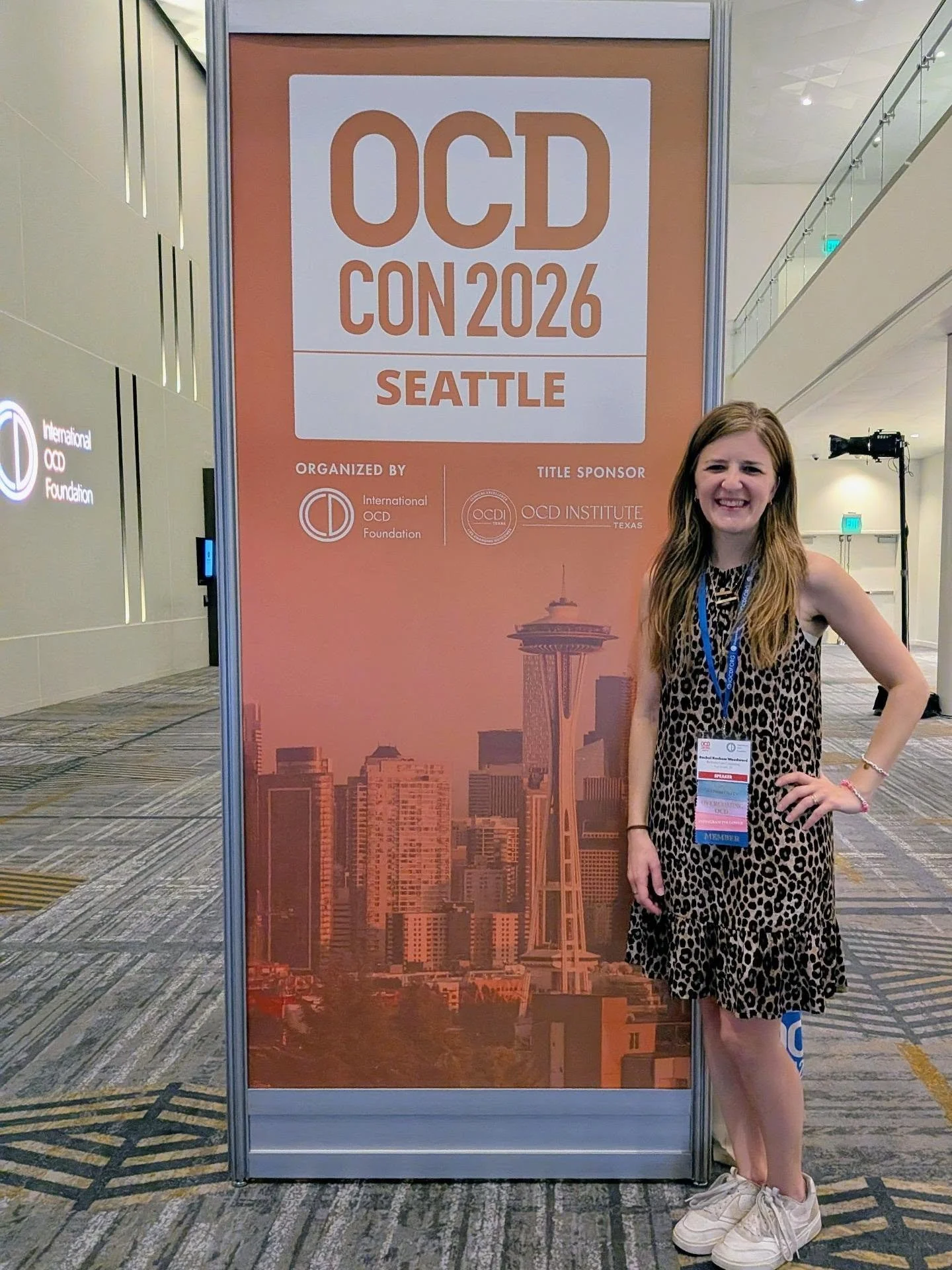 The yearly IOCDF conference is a highlight of the year professionally and personally!! Check out these highlights:
⭐ Co-leading a support group on Harm &amp; Responsibility OCD (which I have lived experience with &amp; shared about) 
⭐ Attending a pr