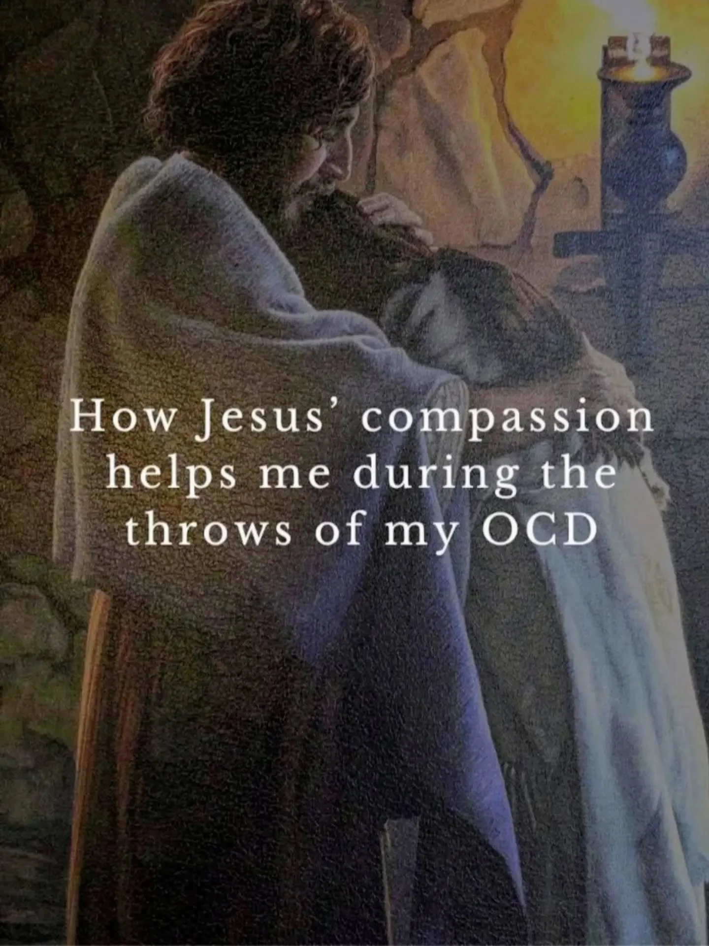 Embodying Jesus&rsquo; compassion to ourselves is one of the ways to ride the wave of anxiety or shame from OCD that comes from triggers or from exposing ourselves to our fears (hello ERP!) In my own OCD journey, Jesus showed me time and time again H