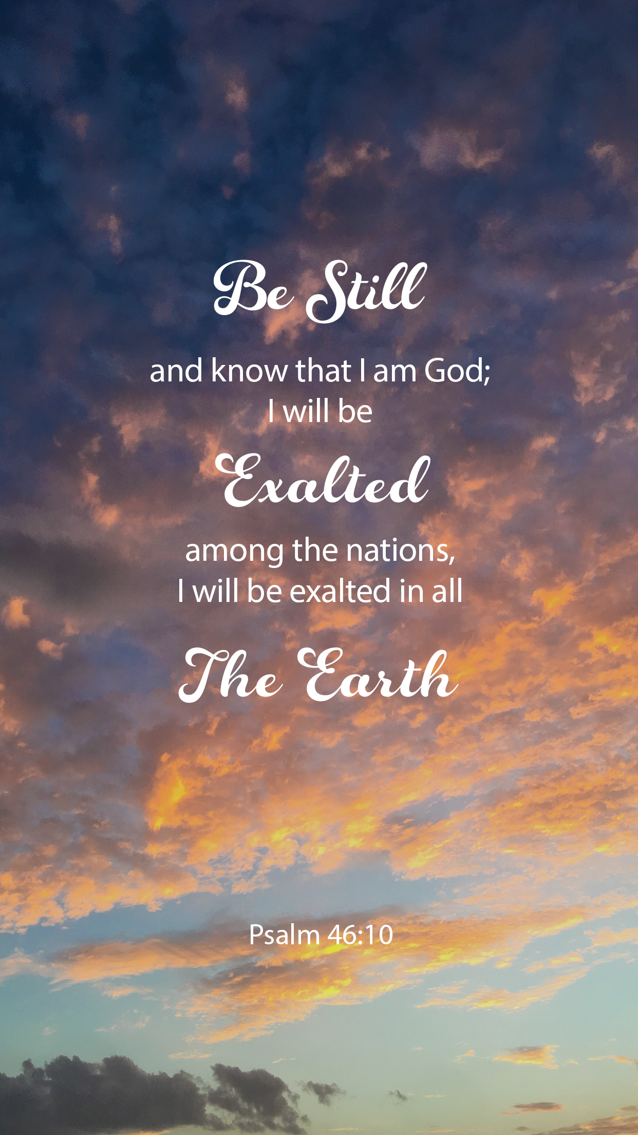 Words For Wednesday - Psalm 46 : 10