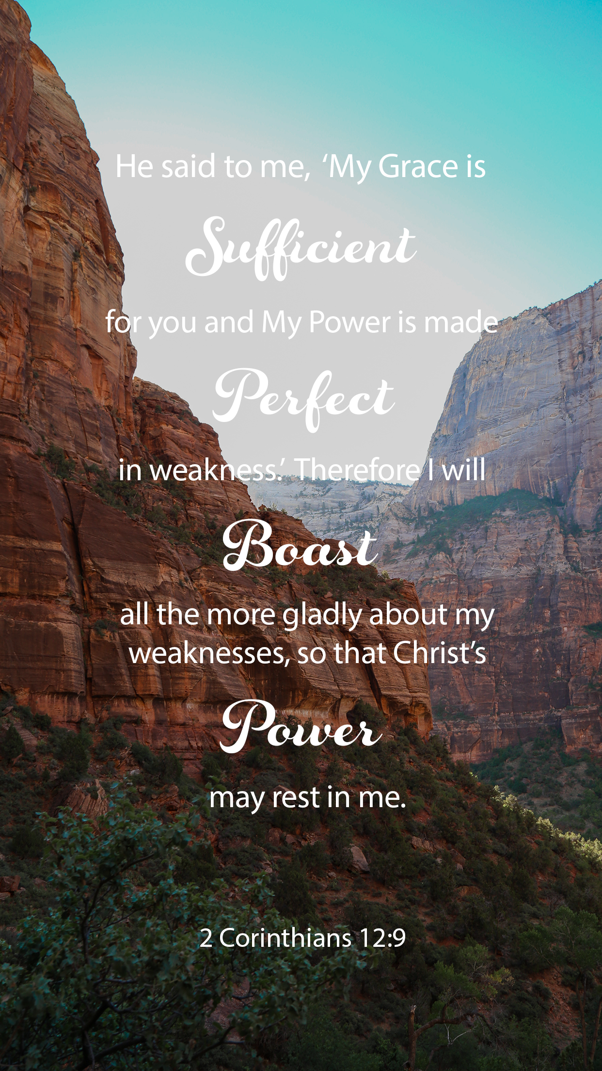 Words For Wednesday - 2 Corinthians 12:9