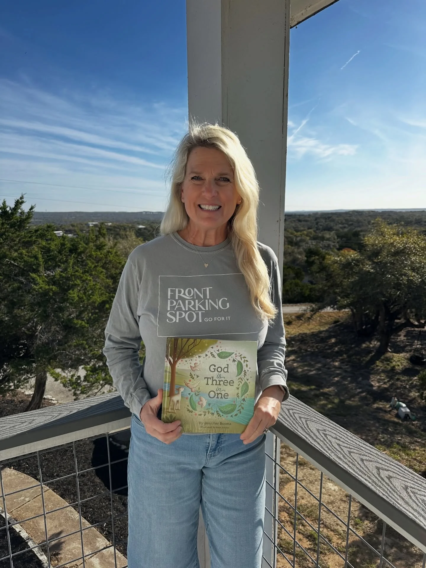 This is where God is Three in One was written! All because my 4 year old granddaughter asked, &ldquo;Grandma who is the Holy Spirit?&rdquo; It is an honor to share the Trinity in this book, all in rhyme to parents and their sweet babies! Thanks to @b