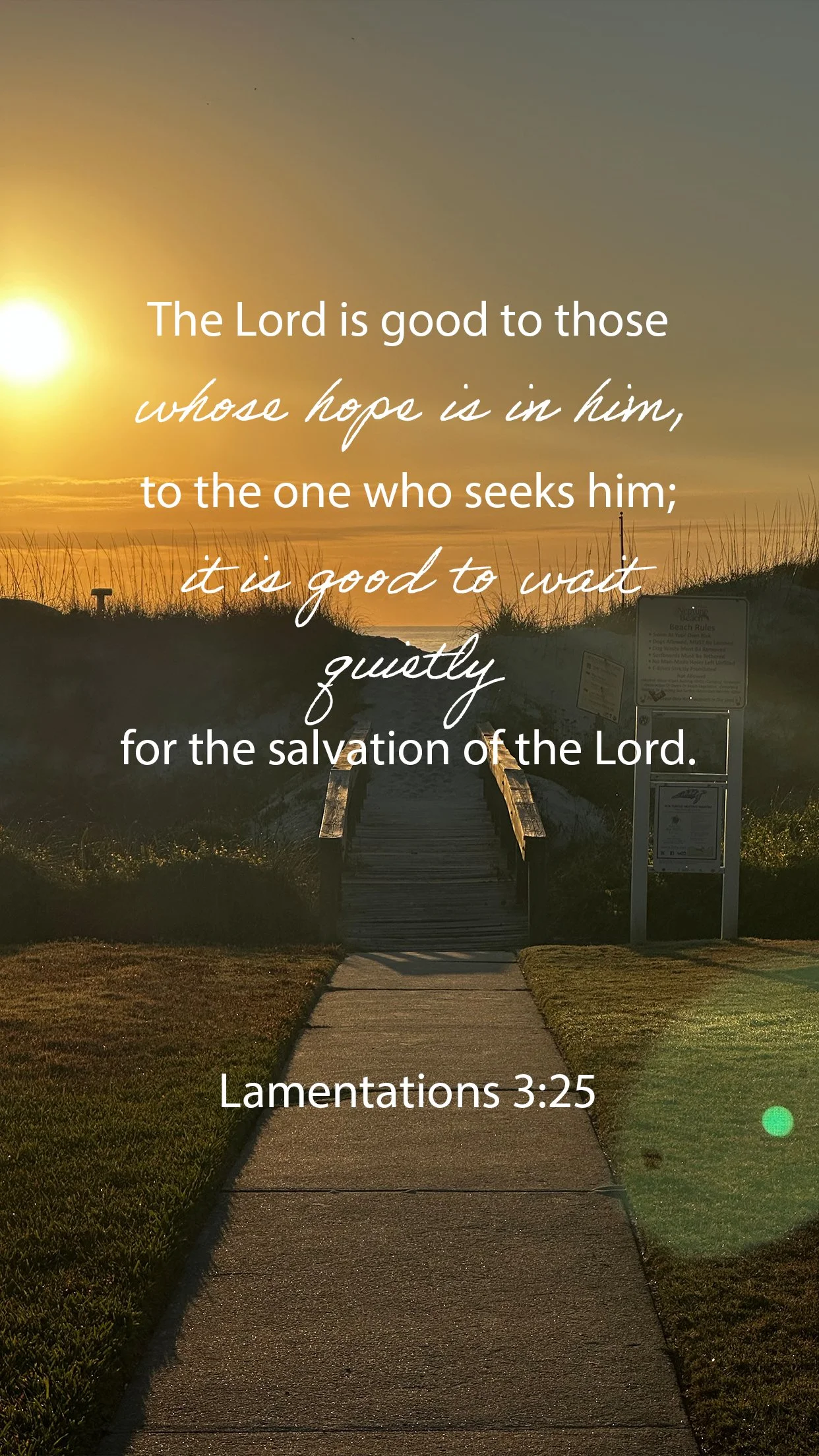 He is Good! Seek Him Every Day!