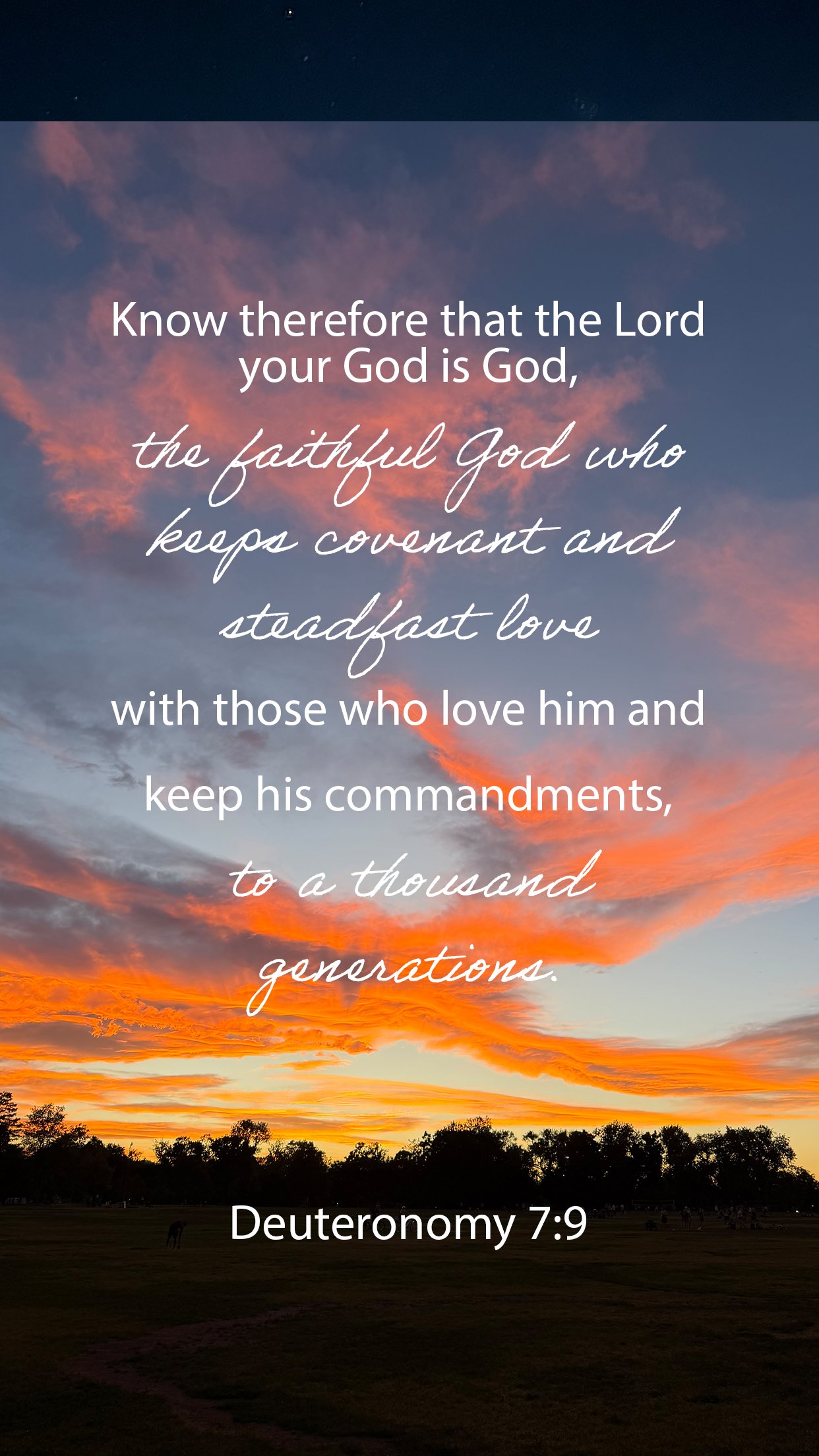 God Keeps Covenant and Steadfast Love