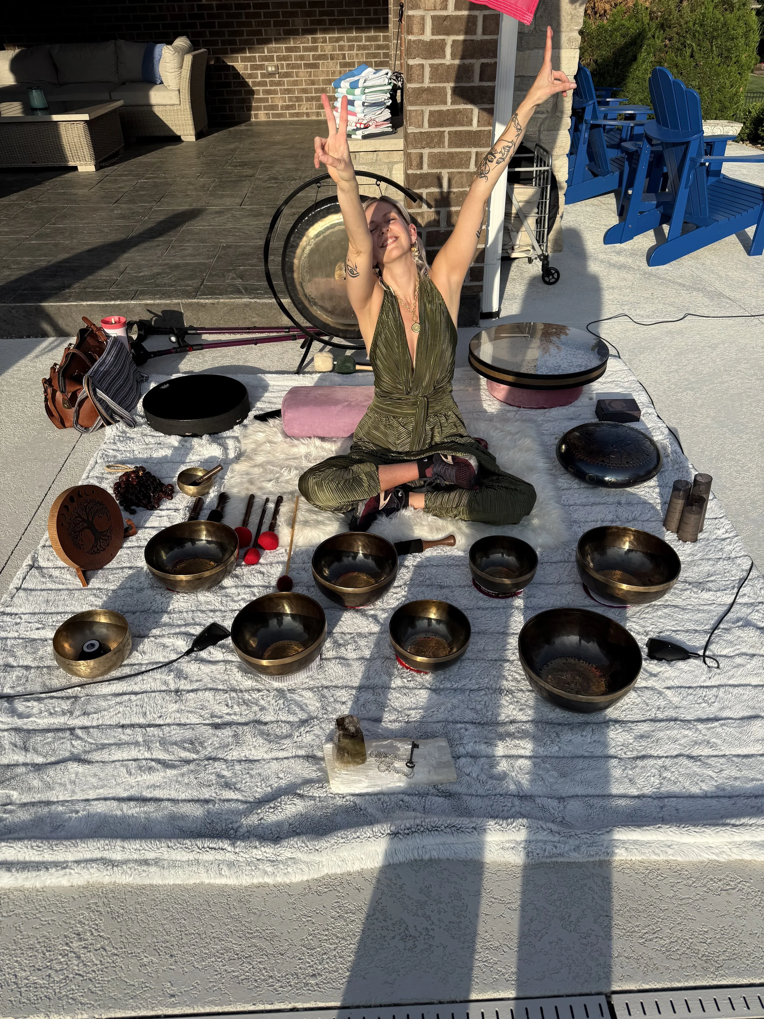 Private Poolside Sound Bath
