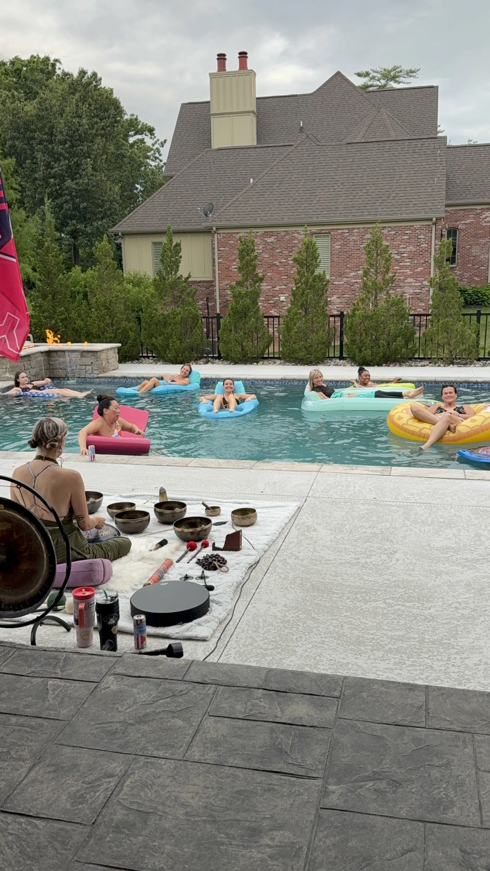 Private Poolside Sound Bath
