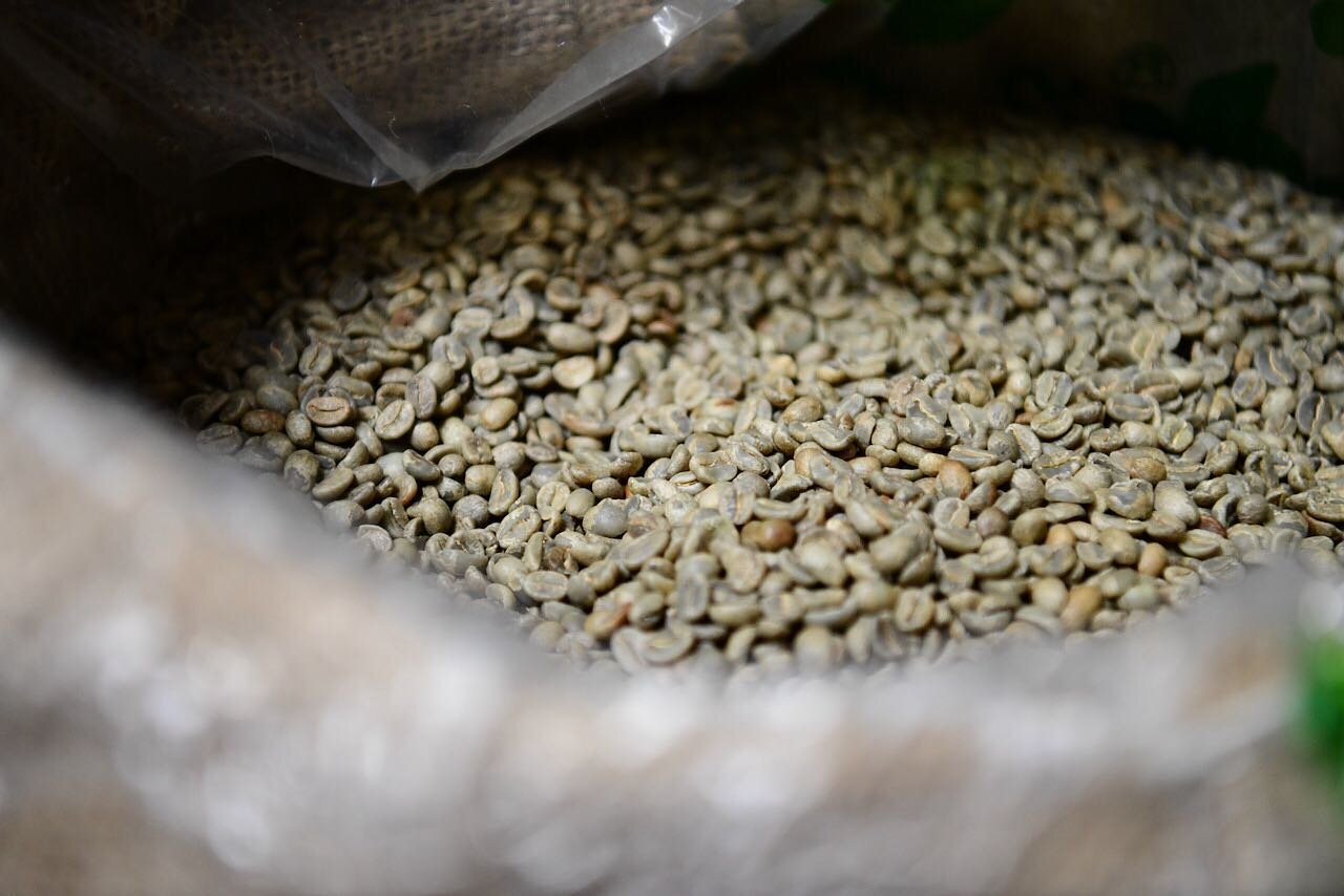 If you take a closer look you can see the natural sugars that caramelize in the roasting of our coffee. When people open our coffee bags they immediately notice the aroma coming from the bag. 

Visit our website to order one of our most recent roasts