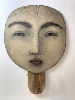Maurice. Oil on wooden bread board. 19x13x1. 650.00.jpg