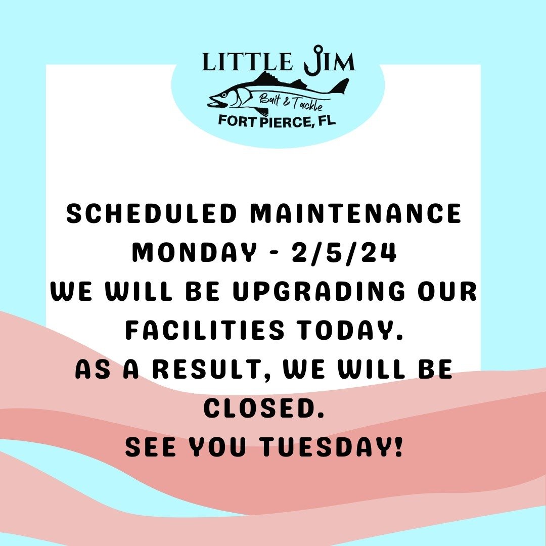 WE ARE CLOSED TODAY, but we'll be back and better than ever on Tuesday!