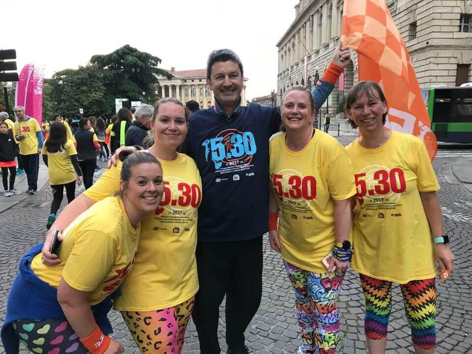 RunPals flying the flag in Verona!