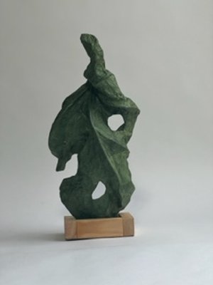 Paulownia leaf as Chinese scholar stone