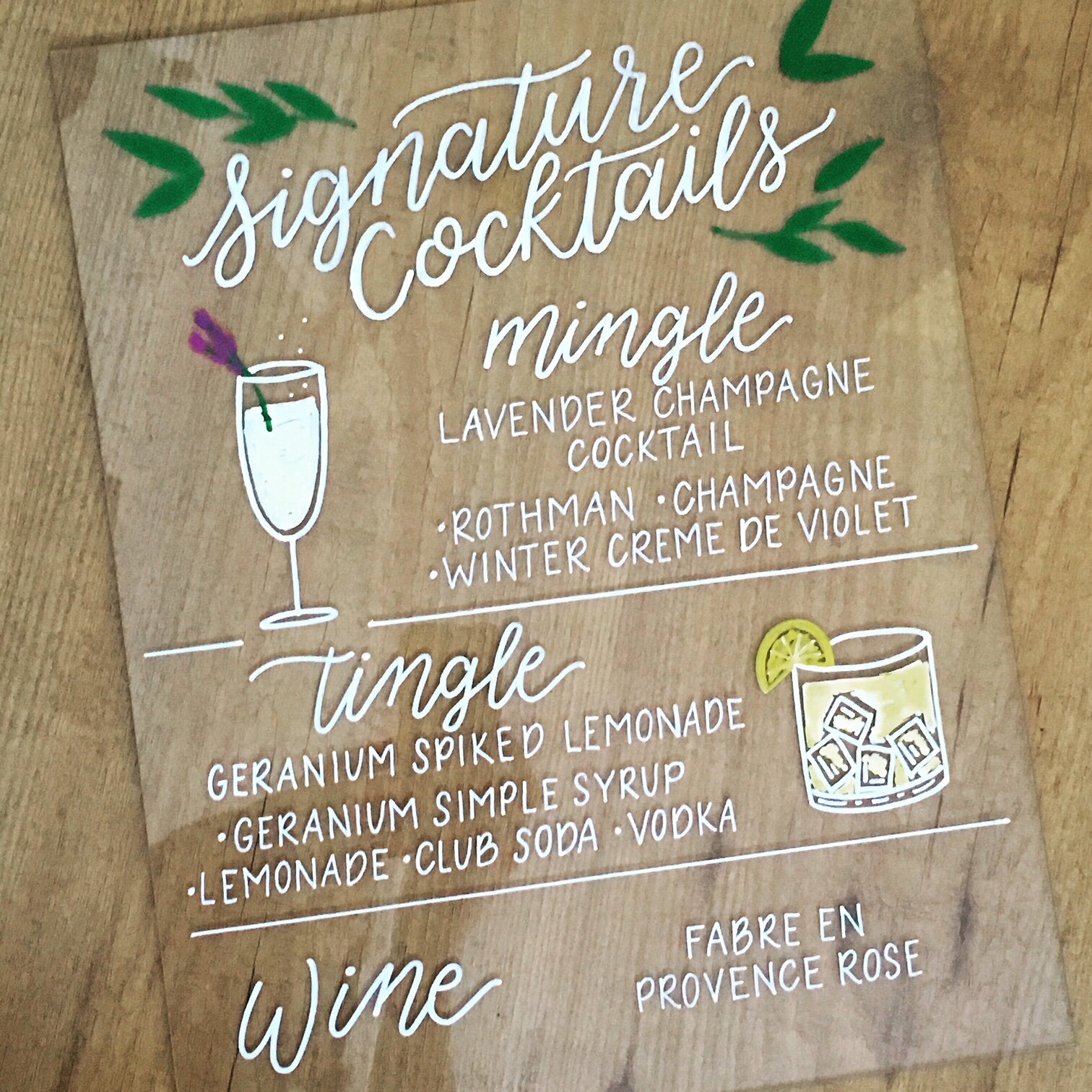 Signature Cocktails- Mingle + Tingle .JPG