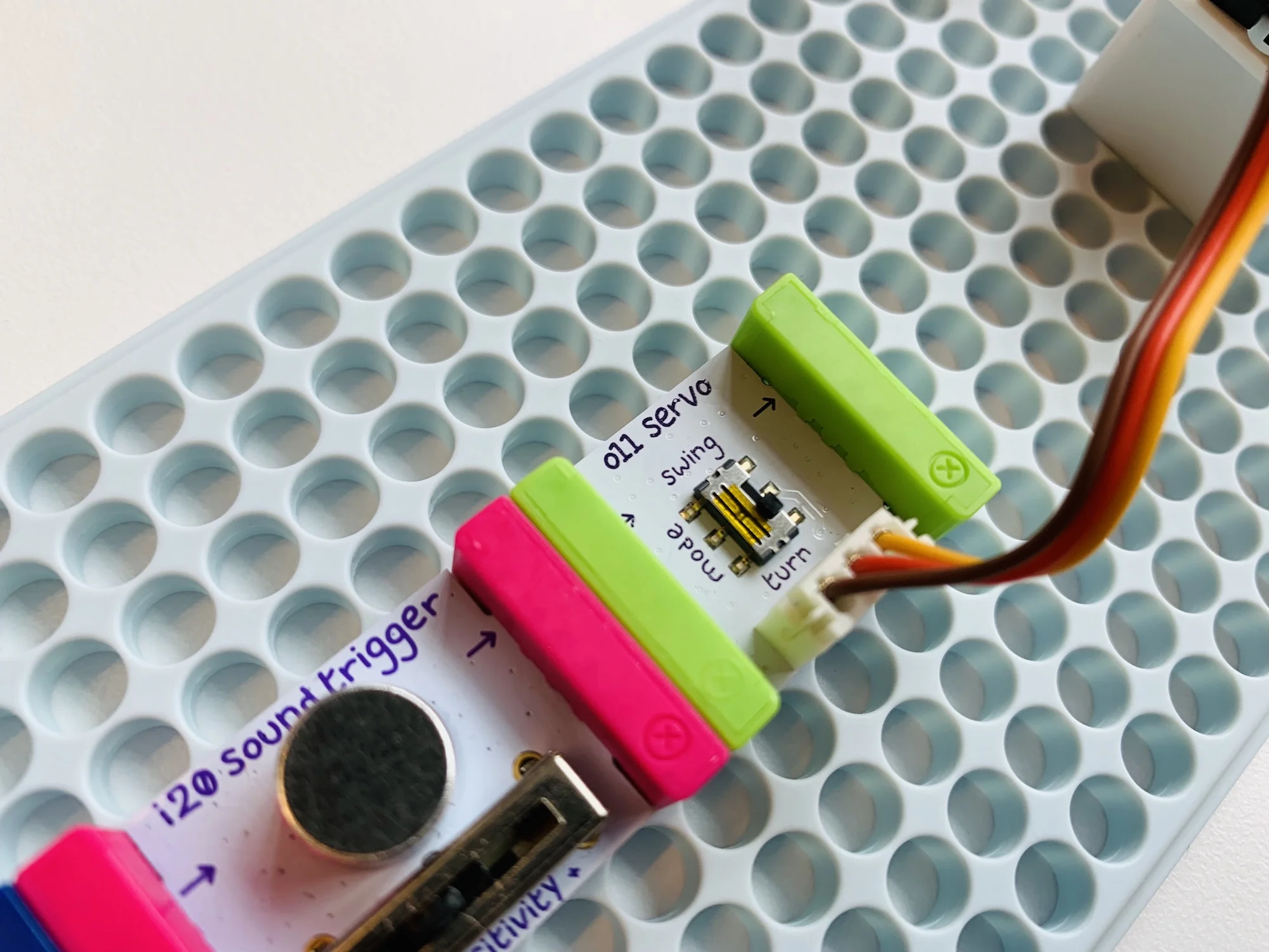 Step 6: Make sure the Servo Bit is in TURN mode