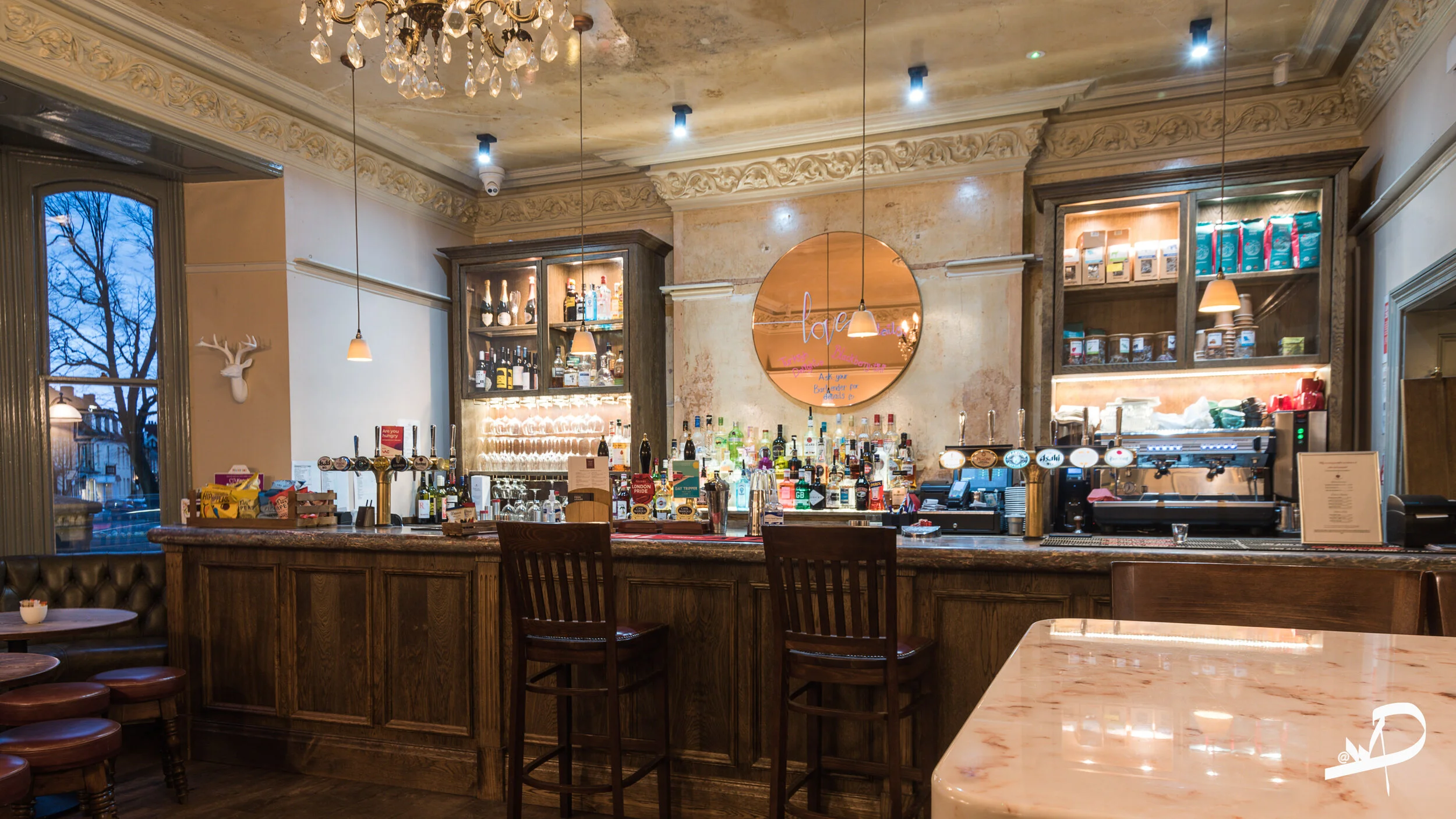 Hospitality beverage photography for resort marketing