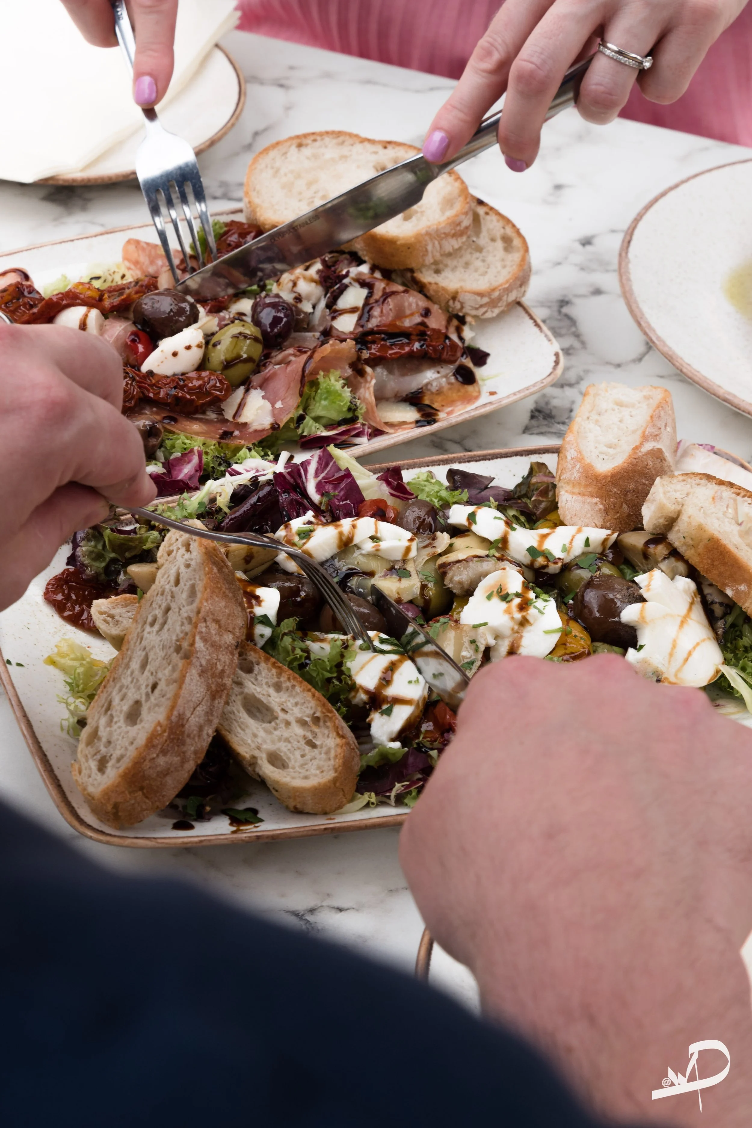 Hospitality food and beverage photography for resort marketing