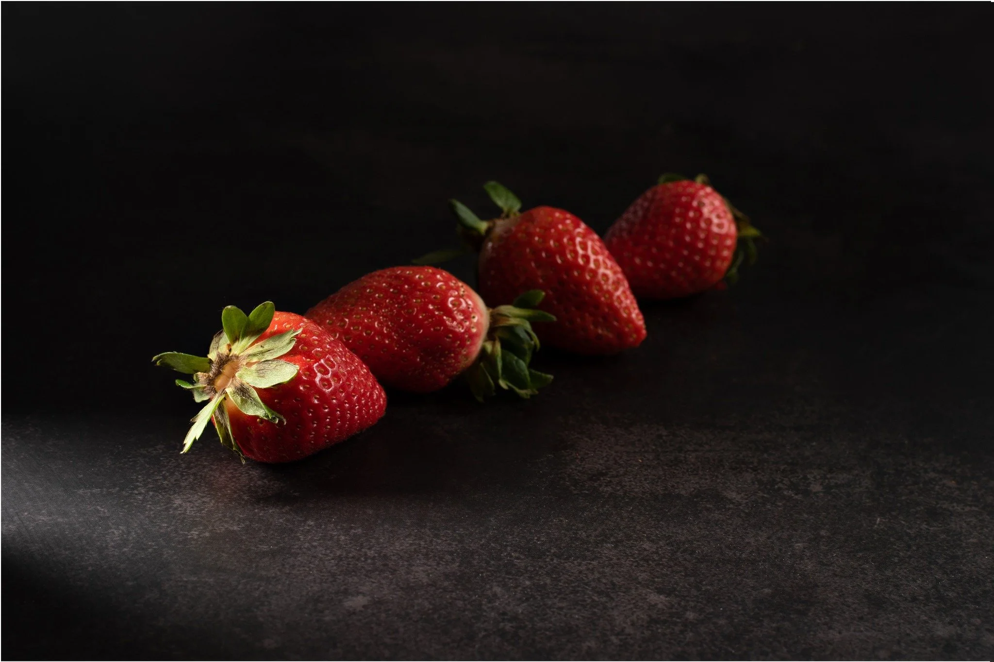 Strawberries Photo Shoot | Dark Moody &amp; Water Splash Photography