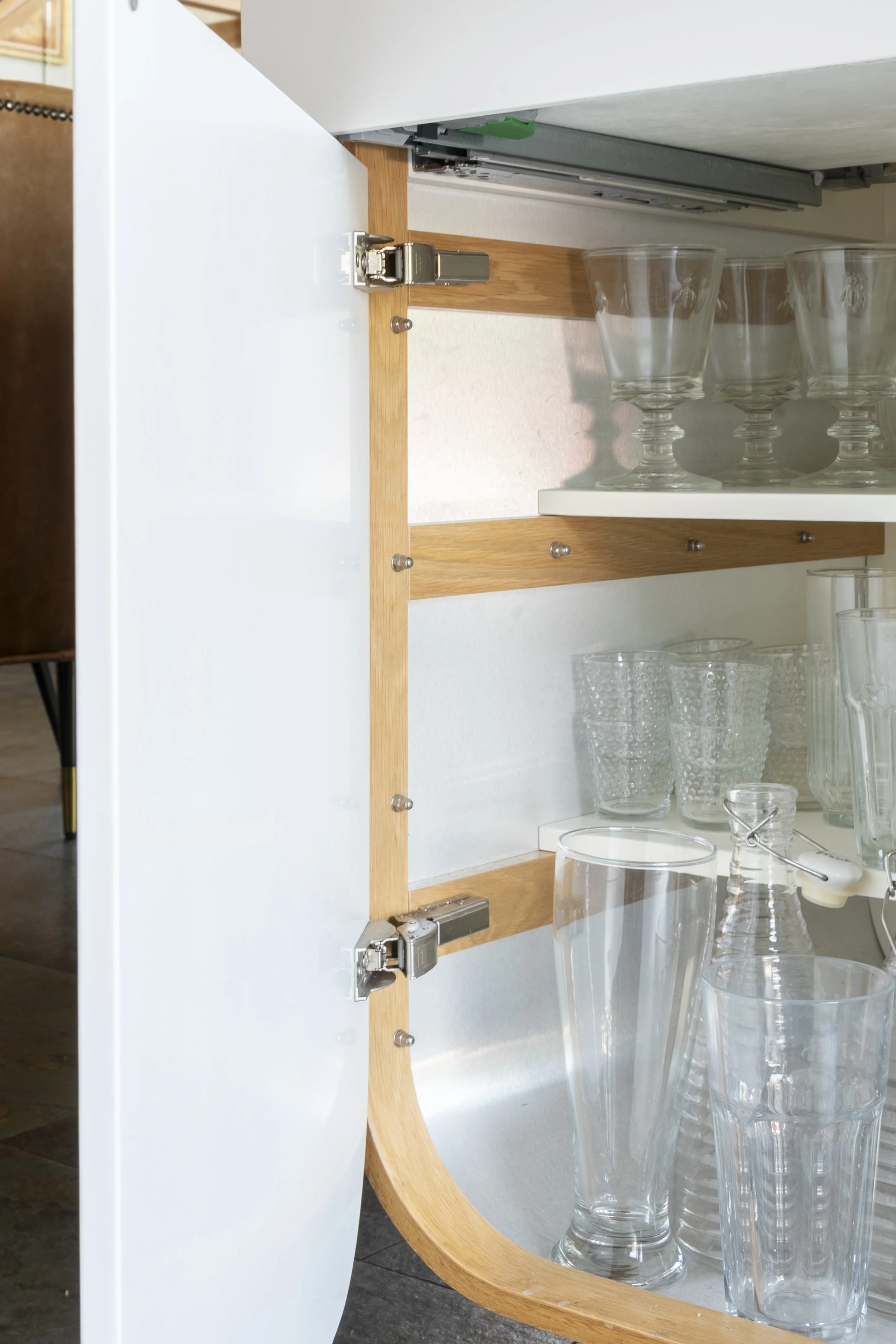 Interior property photography of a bespoke modern kitchen installation