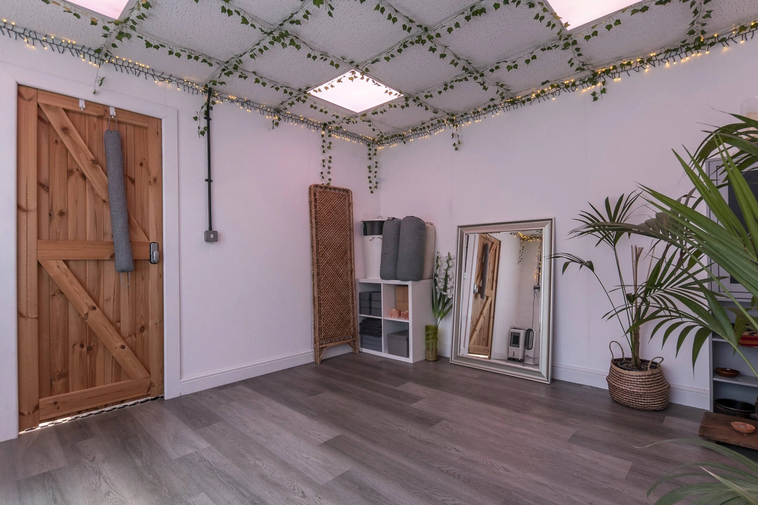 Interior commercial property photography of the Hot Pod Yoga studio in Daventry
