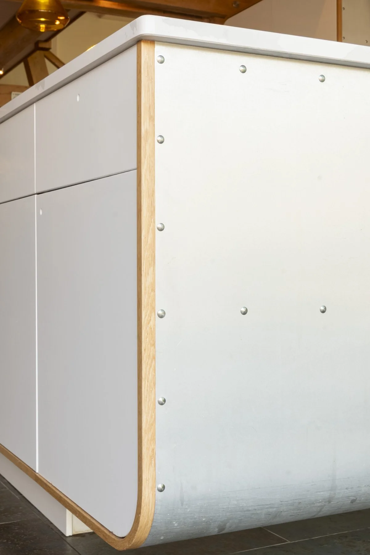 Interior property photography of a bespoke modern kitchen installation