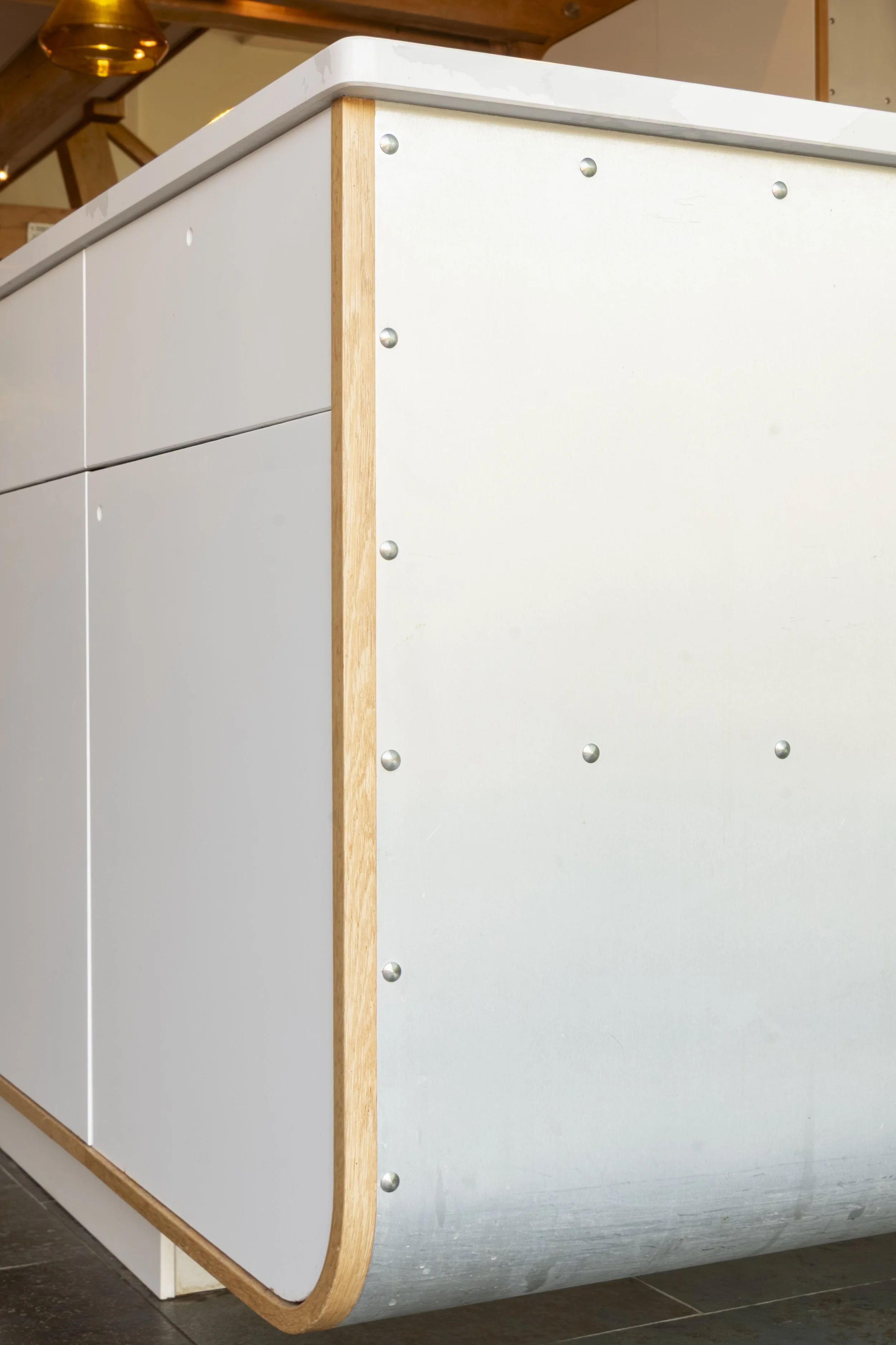 Interior property photography of a bespoke modern kitchen installation