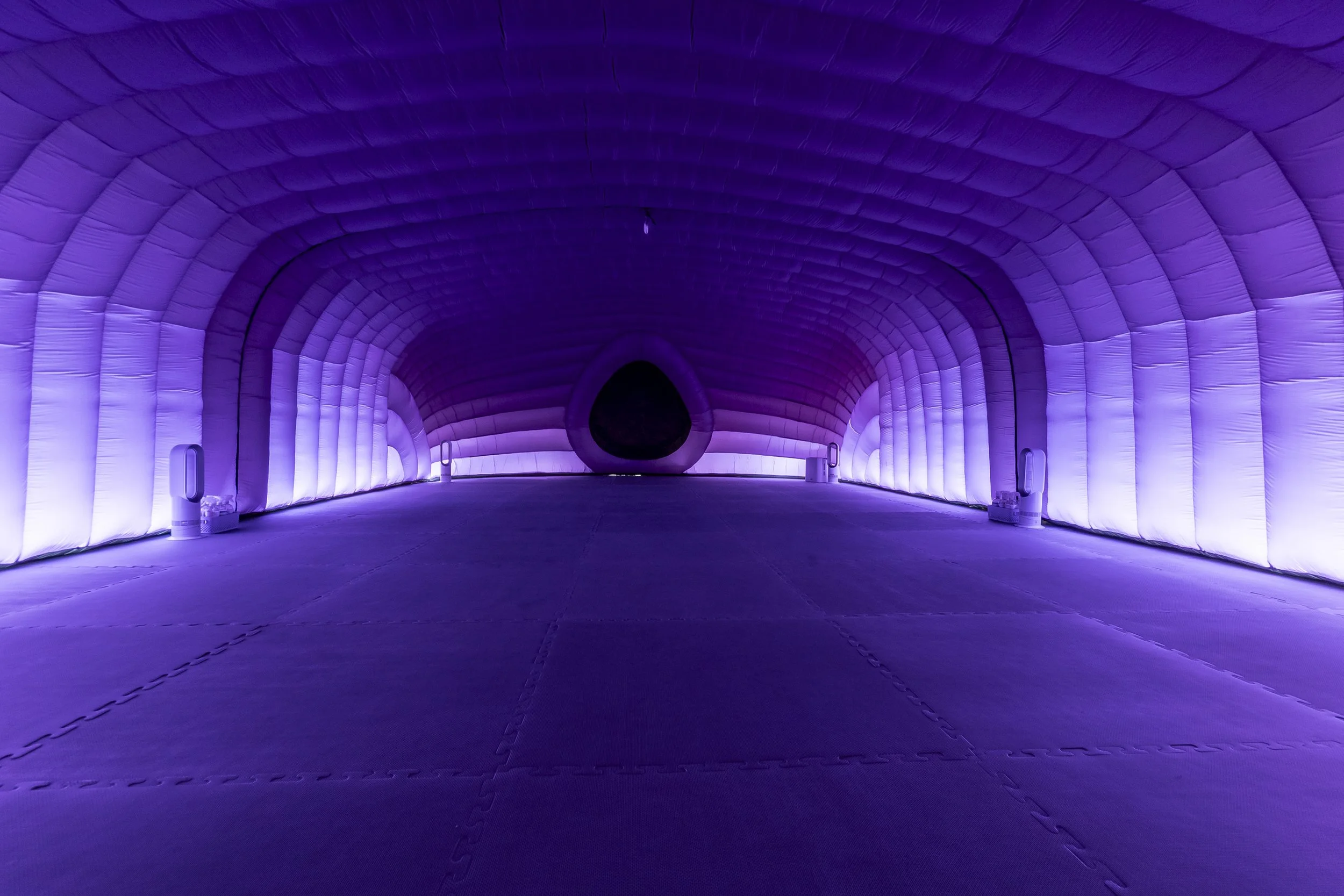 Interior commercial property photography of the Hot Pod Yoga studio in Daventry