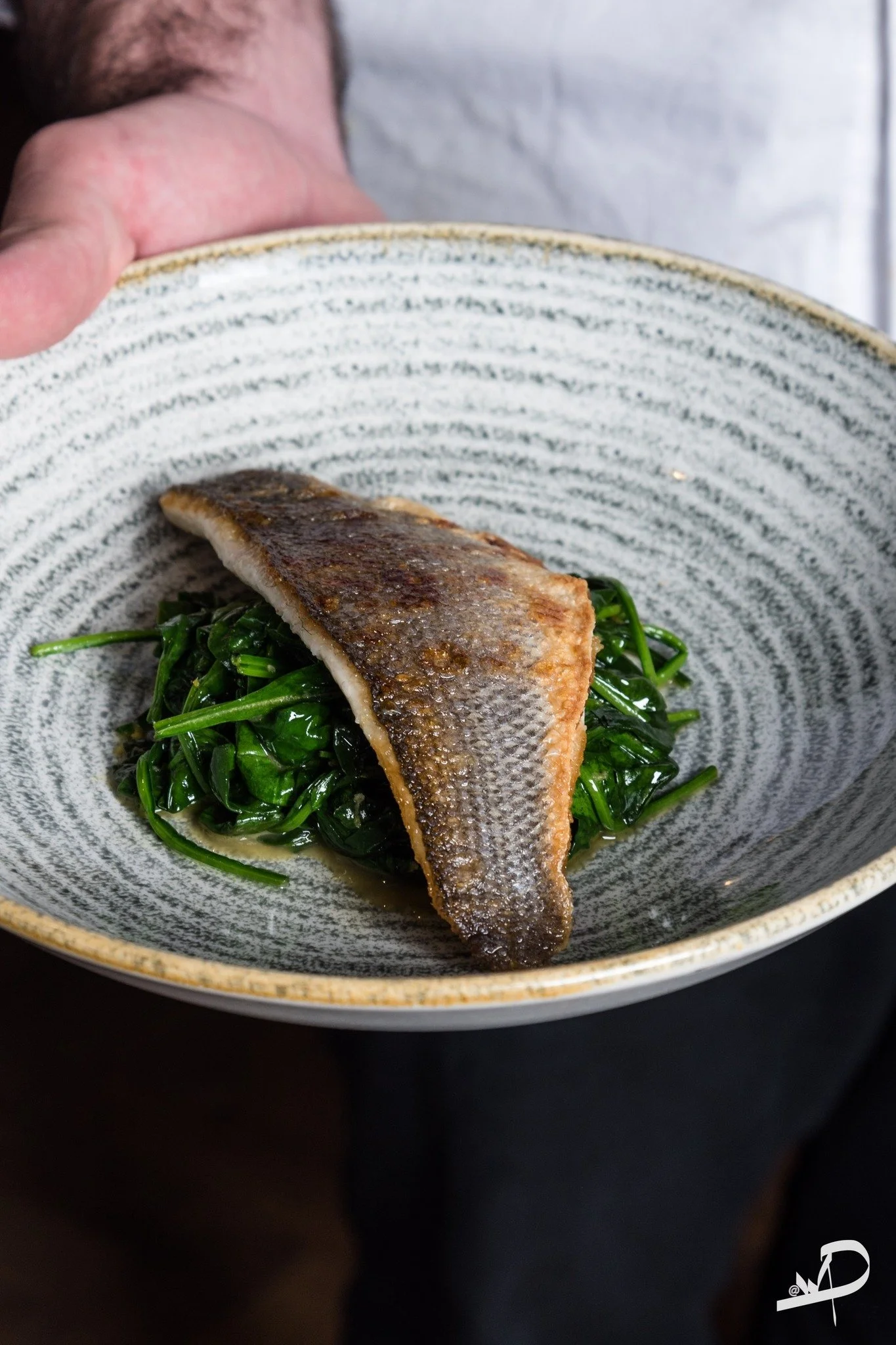 Styled restaurant menu photography in Northampton