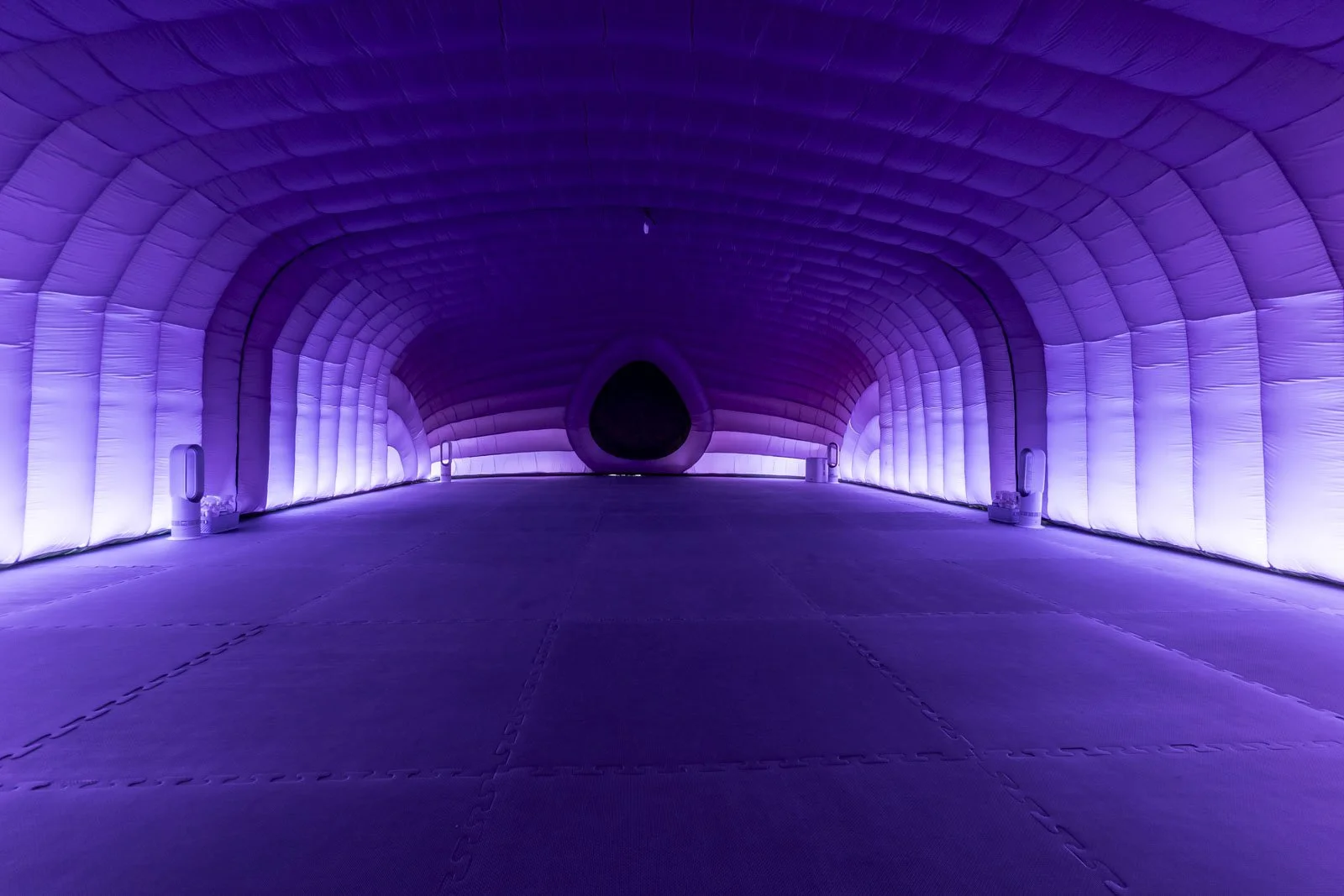 Interior commercial property photography of the Hot Pod Yoga studio in Daventry