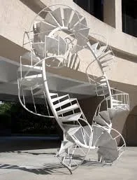 Untitled (Spiral Staircase) by Peter Coffin