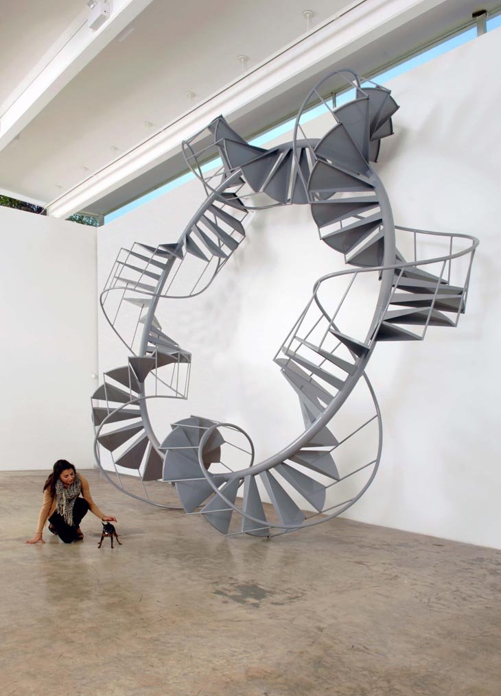 Untitled (Spiral Staircase) by Peter Coffin