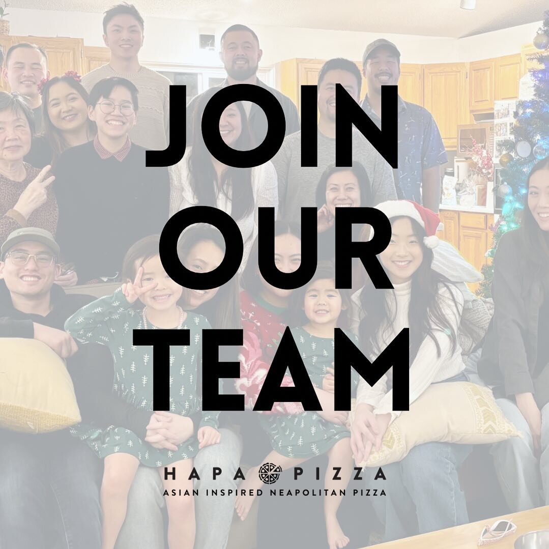 The Hapa Pizza Team is looking to add some new members in preparation for this Spring and Summer!&nbsp;&nbsp;If you know someone who wants to join a supportive, passionate community and learn the craft of pizzamaking, get in touch with us!&nbsp;&nbsp