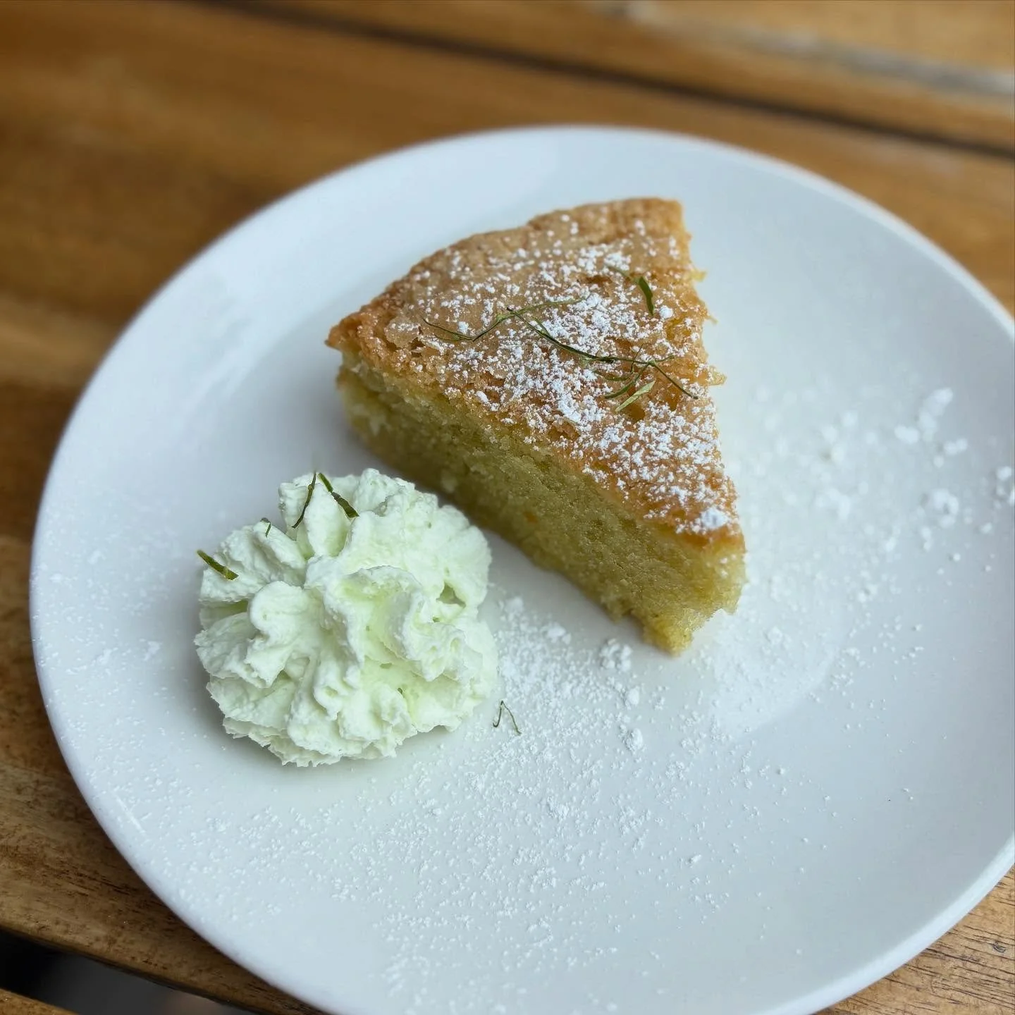 We&rsquo;re adding something sweet to the mix &mdash;

Lime Leaf Olive Oil Cake with Lemongrass Whipped Cream*

Fragrant, zesty, and just the right amount of indulgent.

Our new dessert special is here for a limited time. Come grab a slice!

Created 