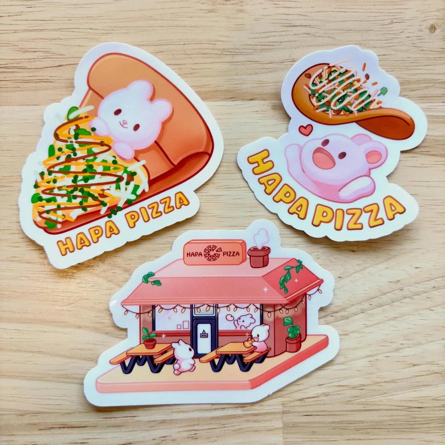 We&rsquo;re so excited to collaborate with and highlight local artist @tammy.illustrations 🐰🍕

When Tammy showed us her pizza bunny designs, we instantly melted &mdash; they&rsquo;re ridiculously cute with just the right touch of Hapa.

And now&hel