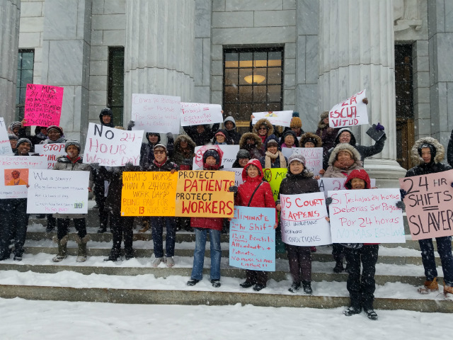 Labor Press: State’s Top Court Asks If Health Aides Should Get Paid For 24-Hour Shifts