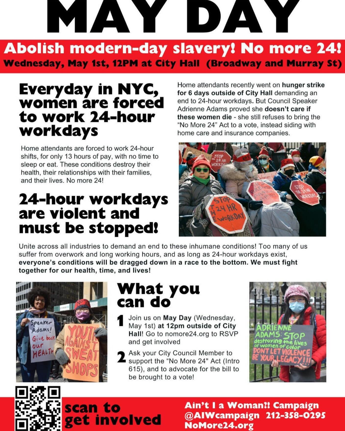 Workers across all industries must unite to demand an end to these inhumane conditions! If they can do it to home attendants, they can do it to any of us. We&rsquo;ll all be dragged down in a race to the bottom &ndash; we must fight together for our 