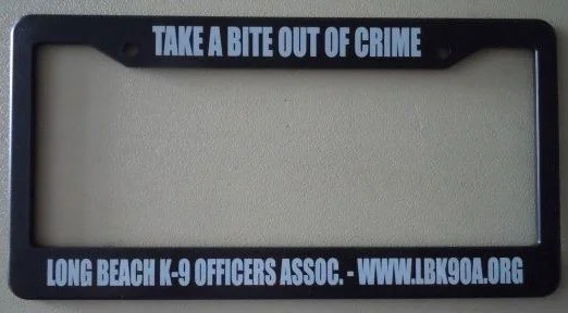 License Plate Frame - Single