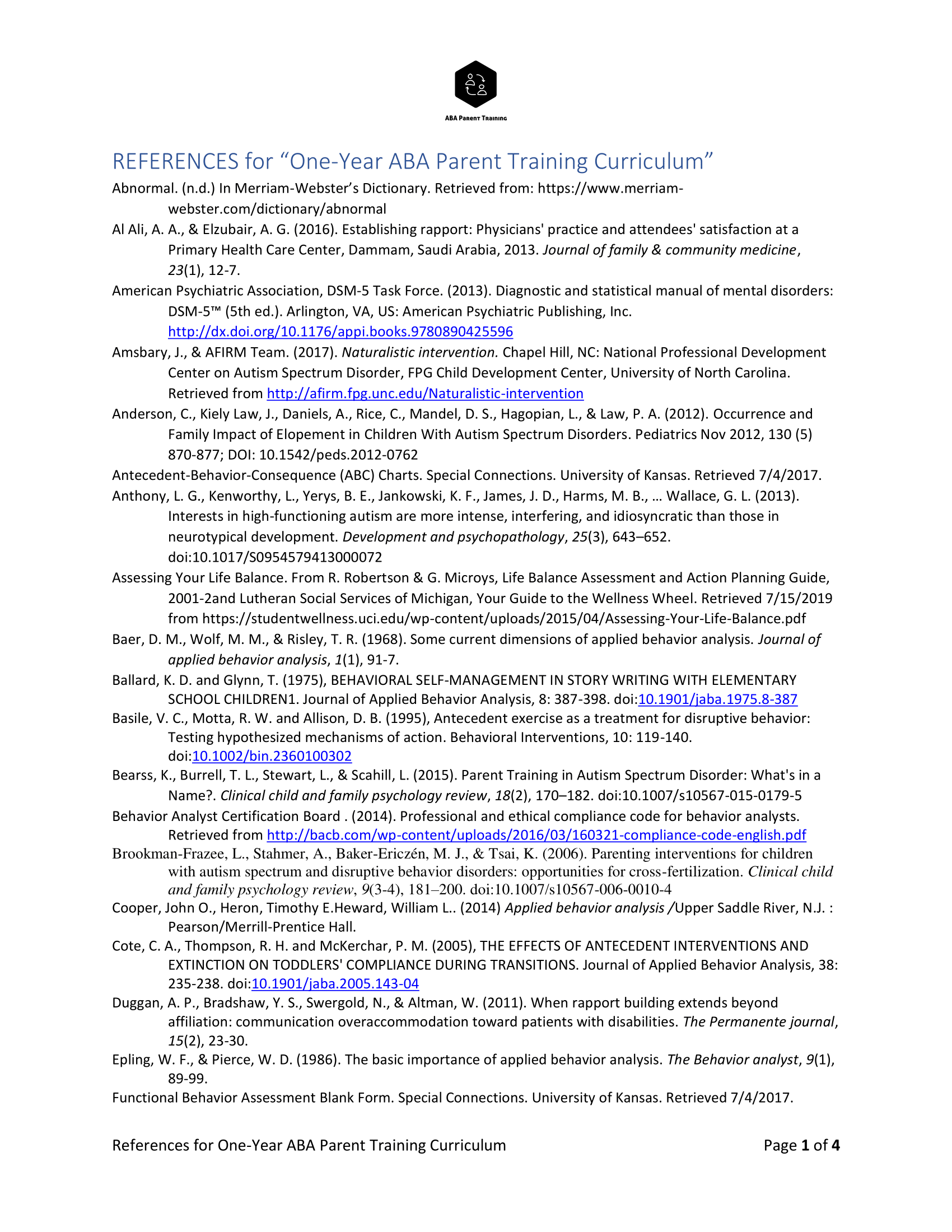 OFFICIAL REFERENCES for One-Year ABA Parent Training Curriculum-1.png
